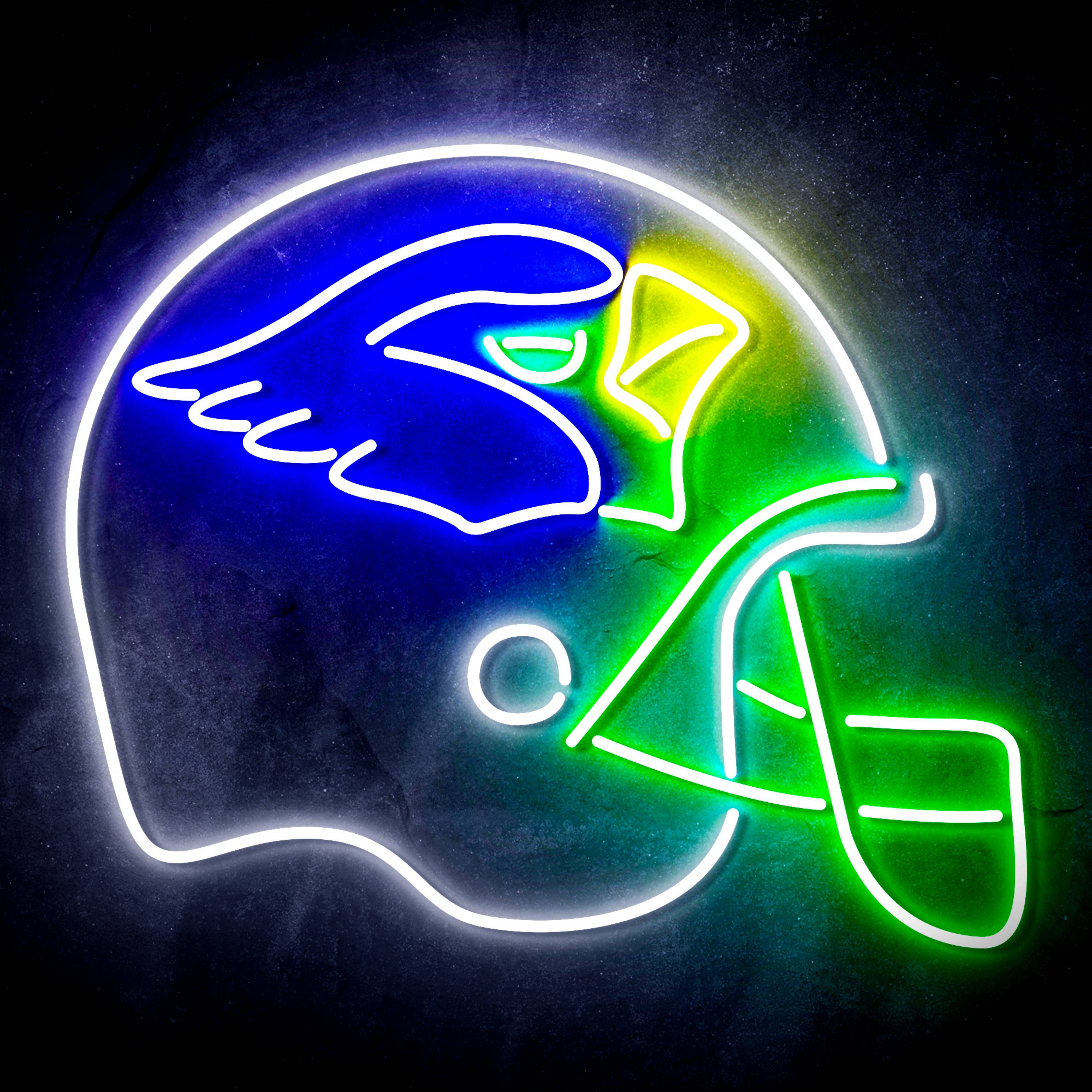 NFL Helmet Arizona Cardinals Flex Neon-like LED Sign