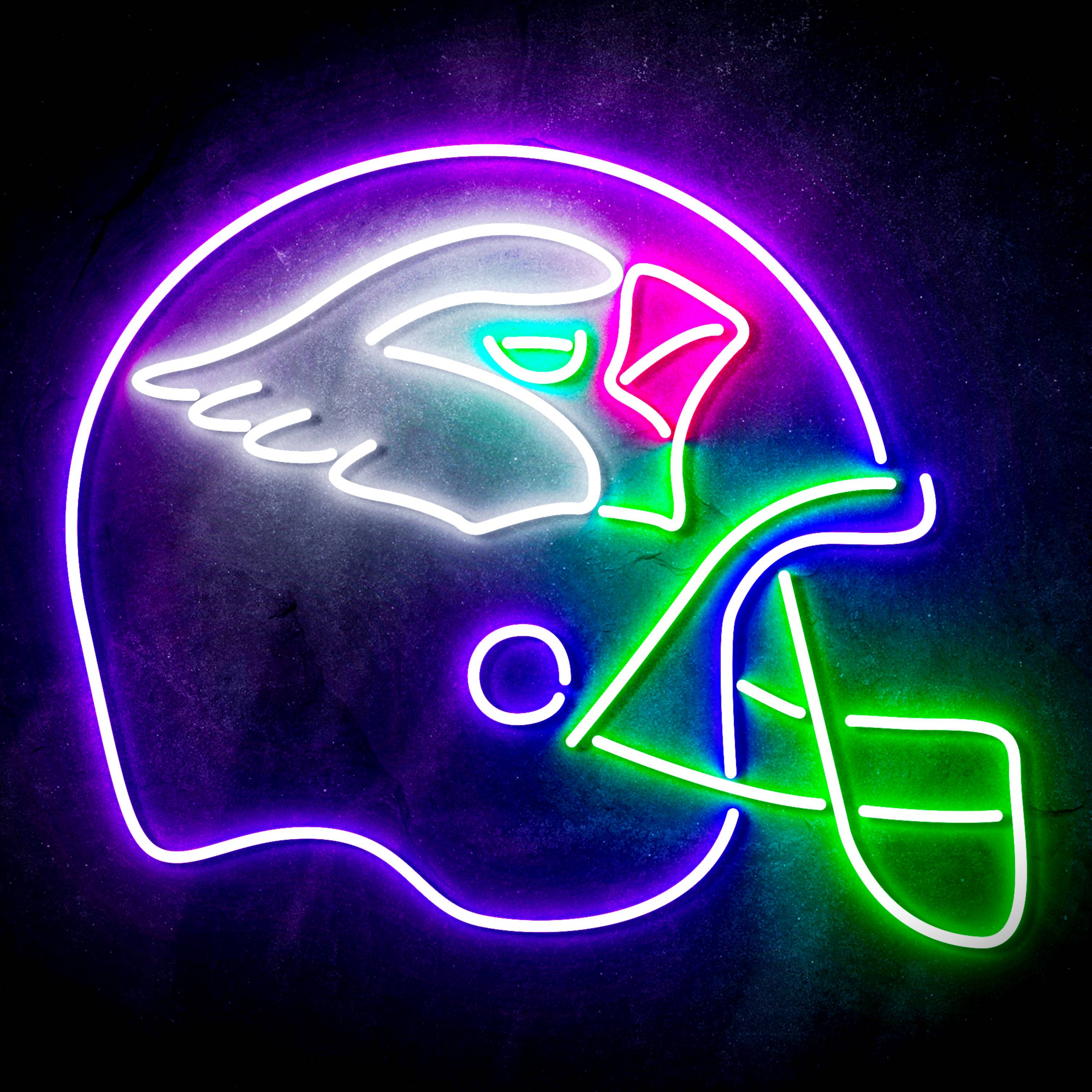 NFL Helmet Arizona Cardinals Flex Neon-like LED Sign