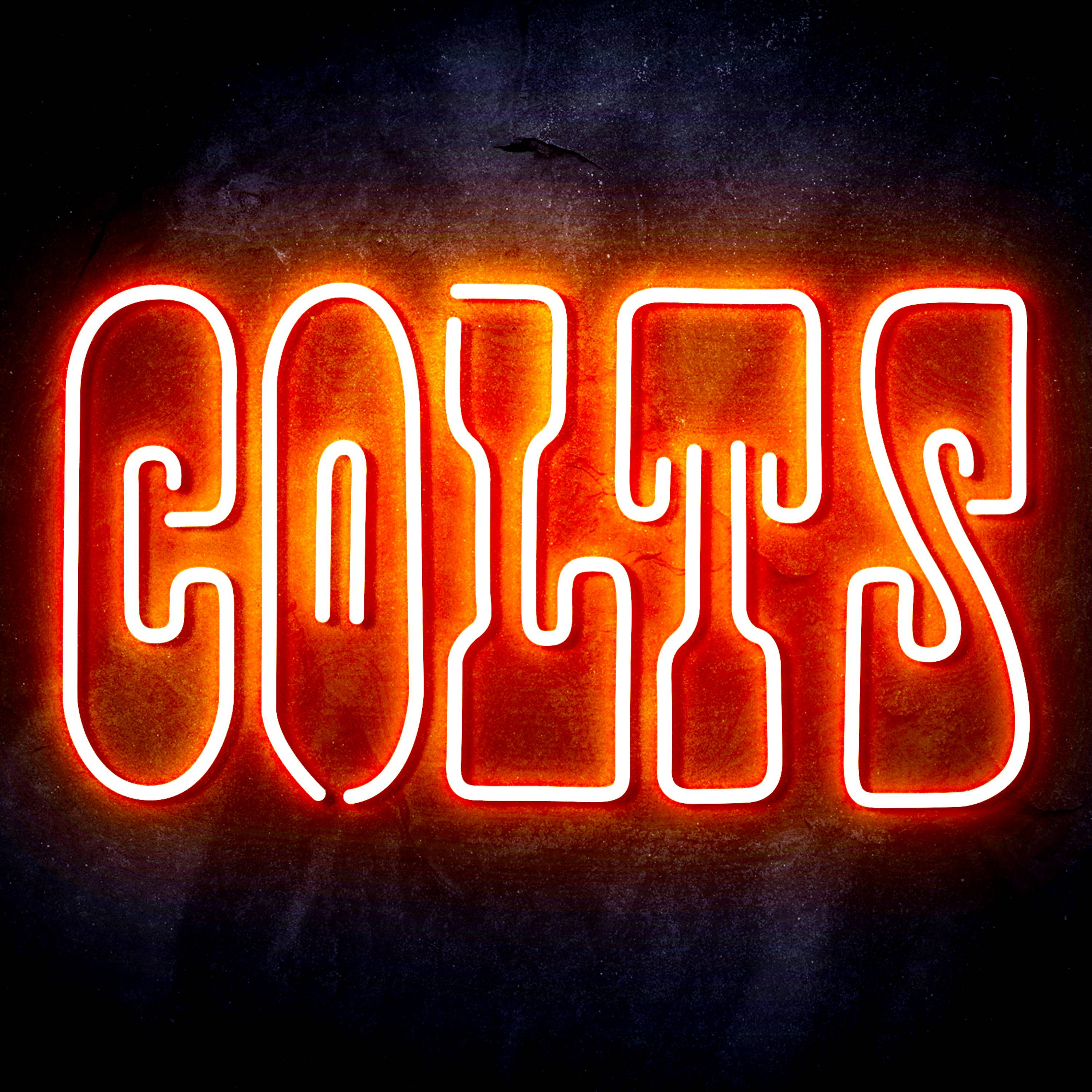 NFL Indianapolis Colts Flex Neon-like LED Sign