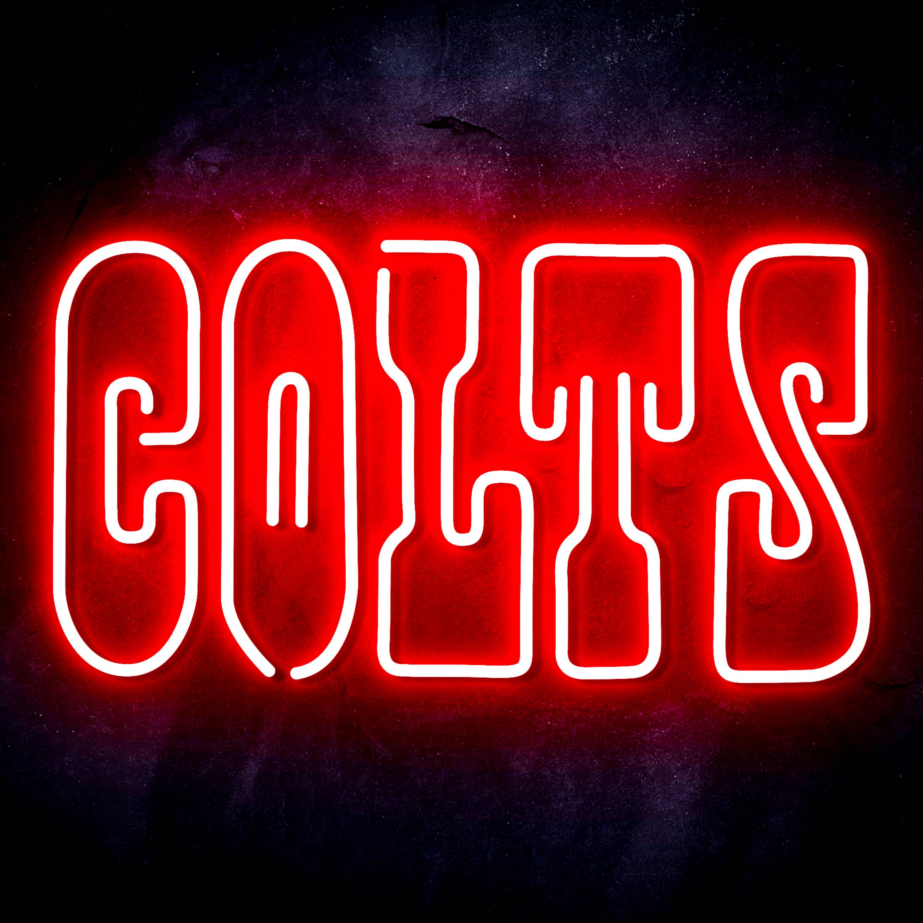 NFL Indianapolis Colts Flex Neon-like LED Sign