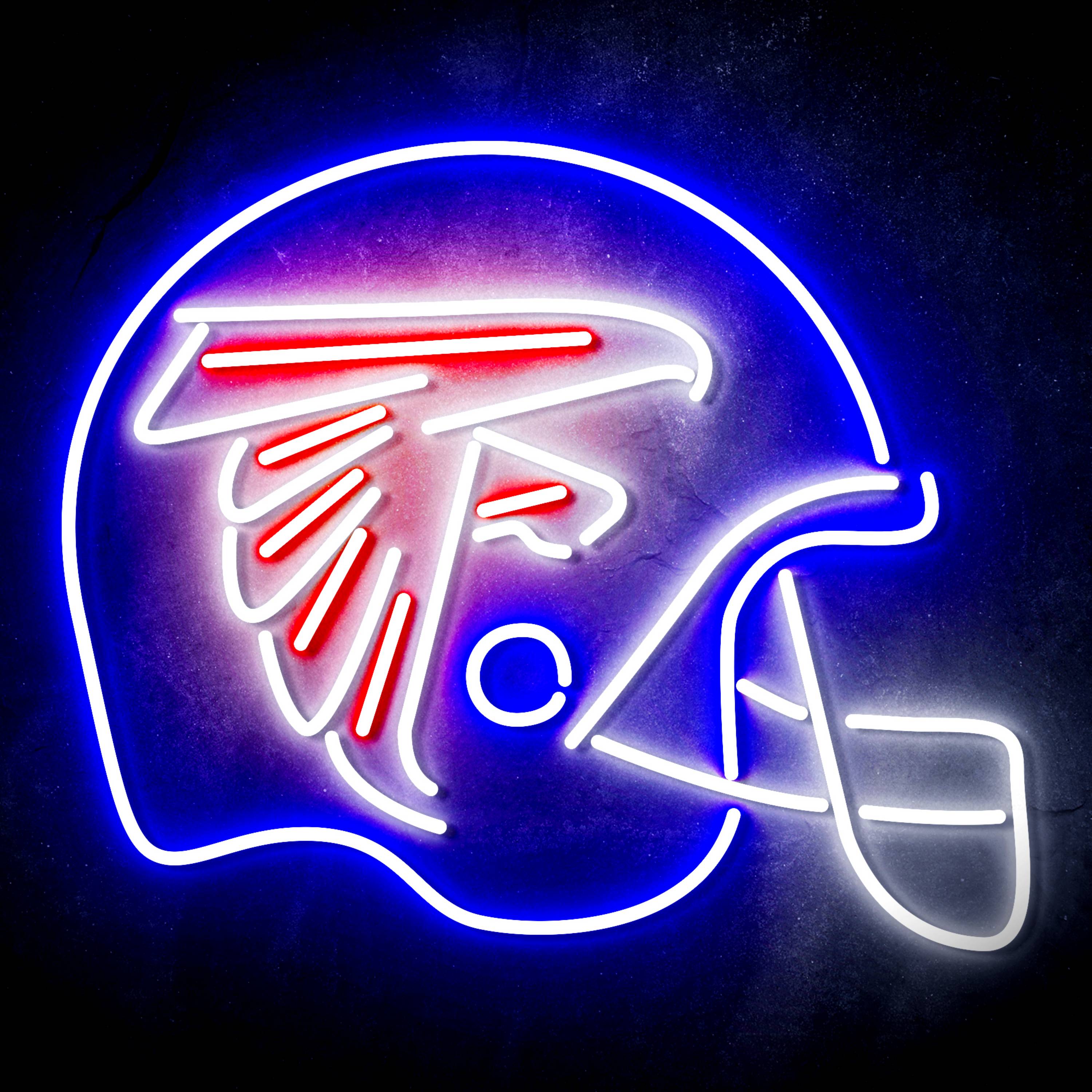 NFL Helmet Atlanta Falcons Flex Neon-like LED Sign