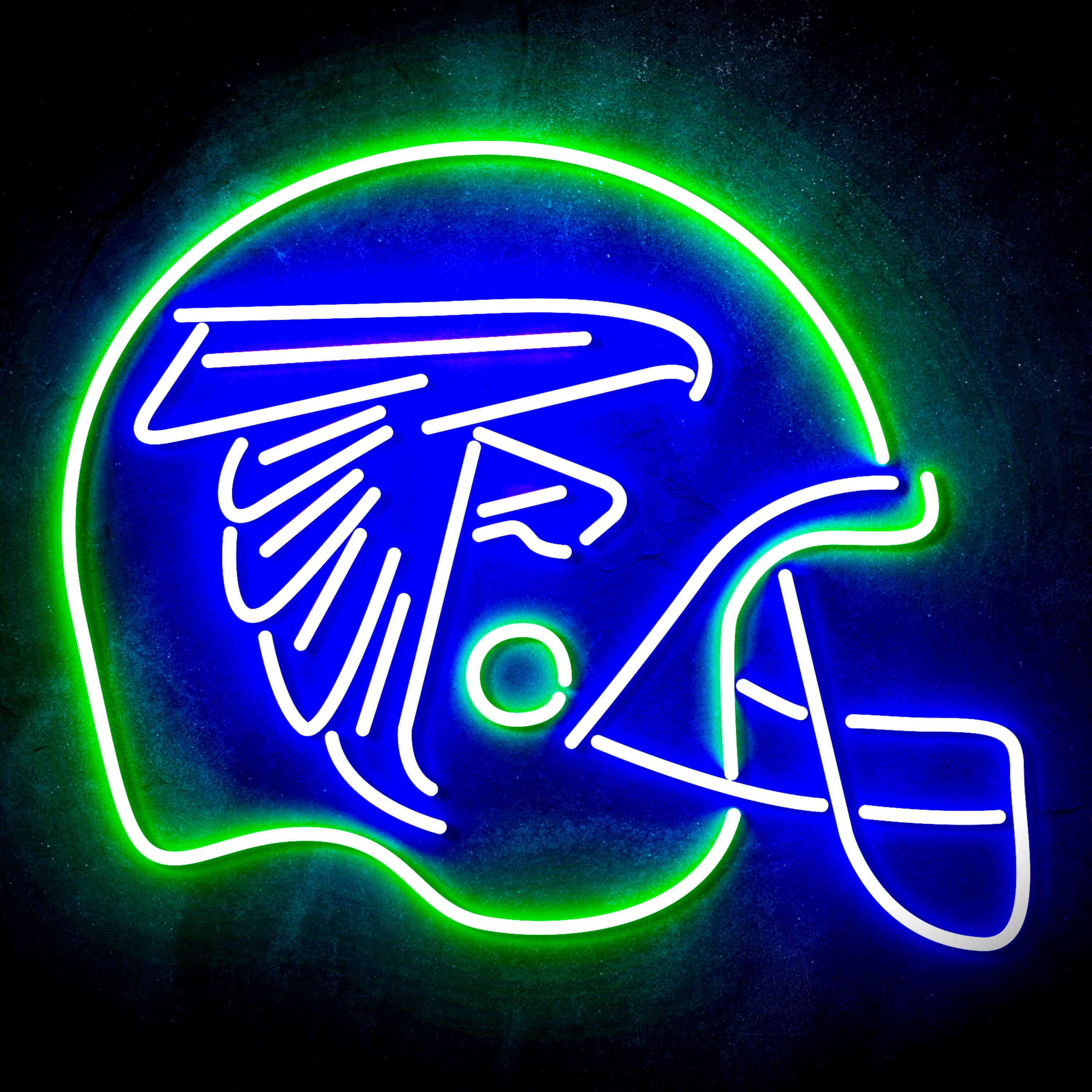 NFL Helmet Atlanta Falcons Flex Neon-like LED Sign