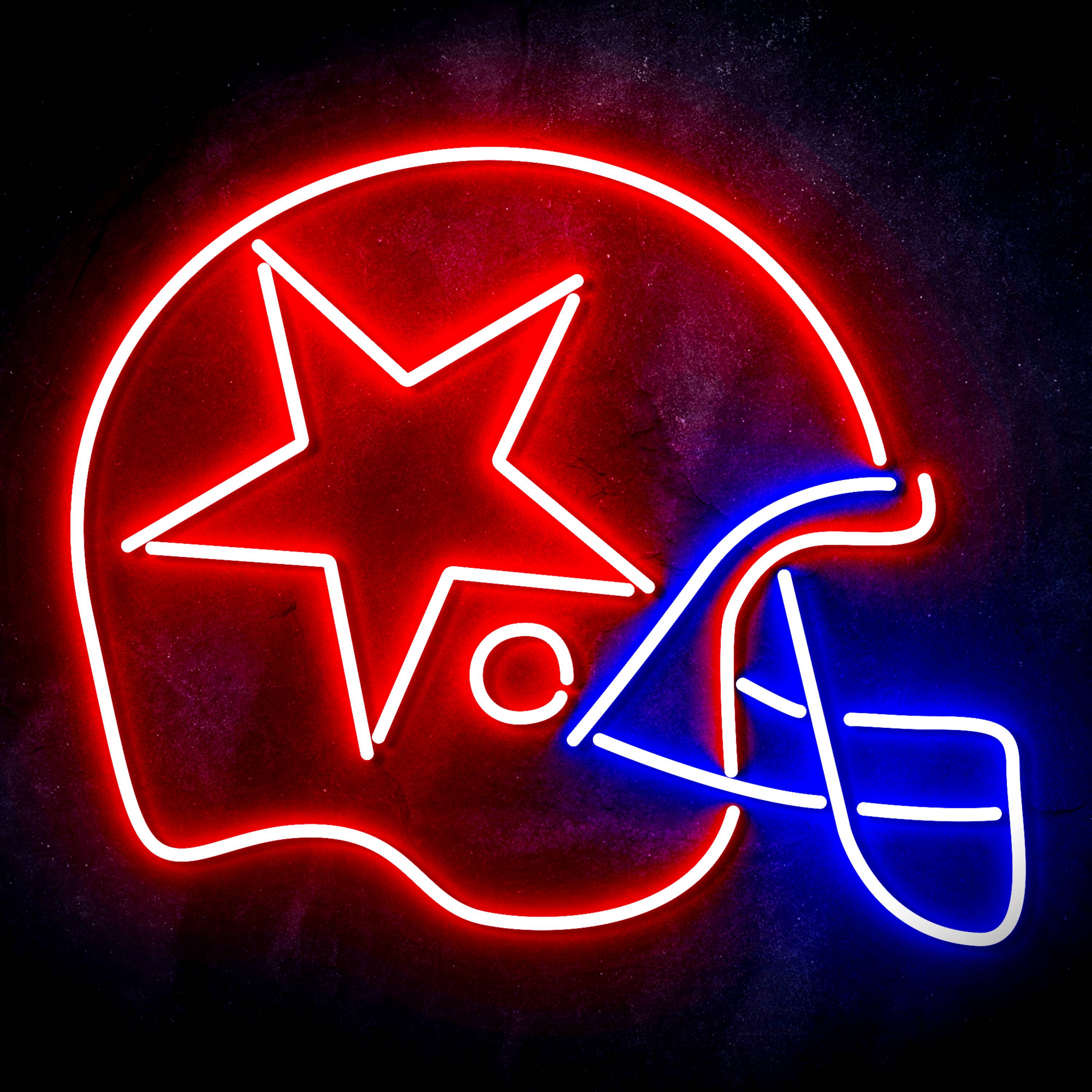 NFL Helmet Dallas Cowboys Flex Neon-like LED Sign