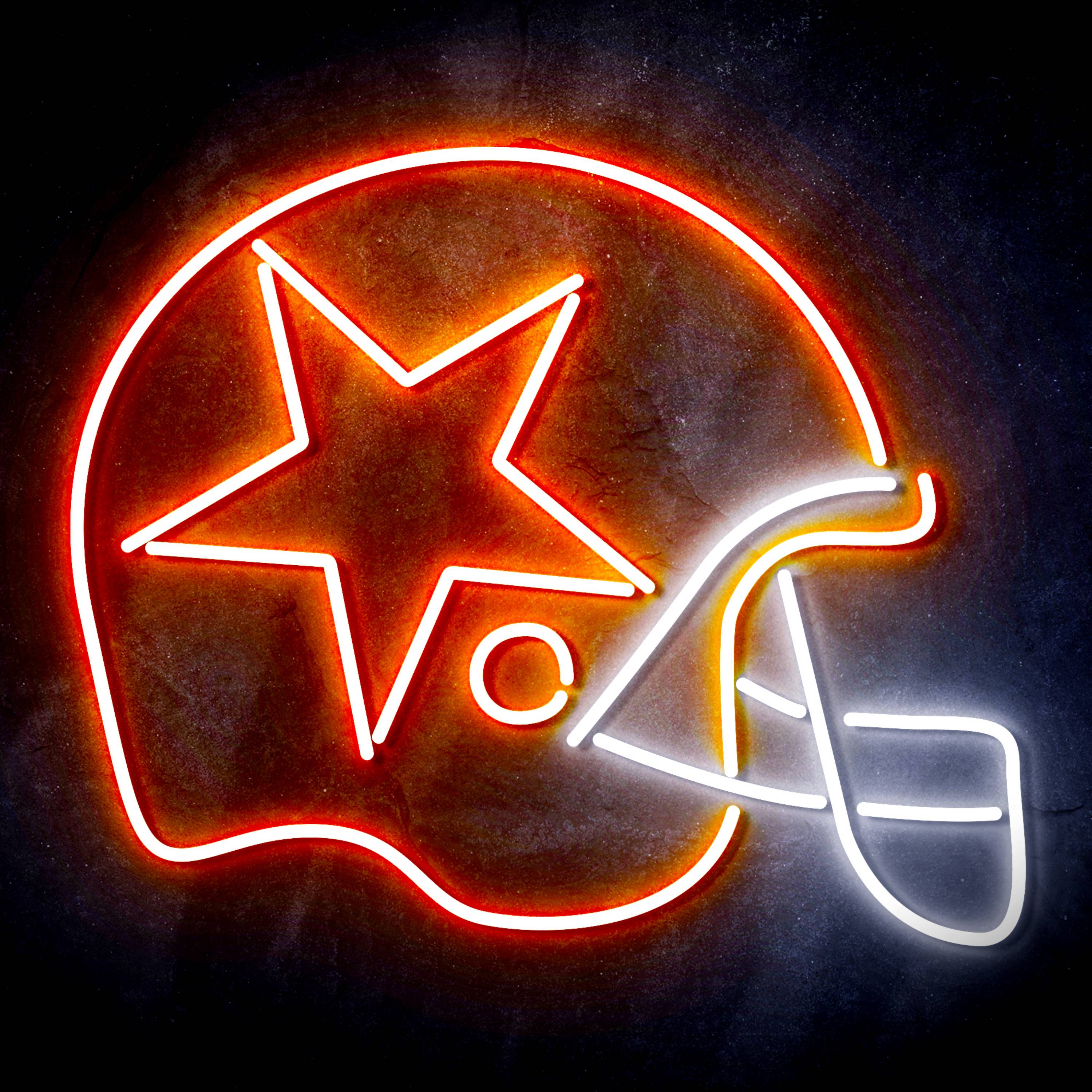 NFL Helmet Dallas Cowboys Flex Neon-like LED Sign