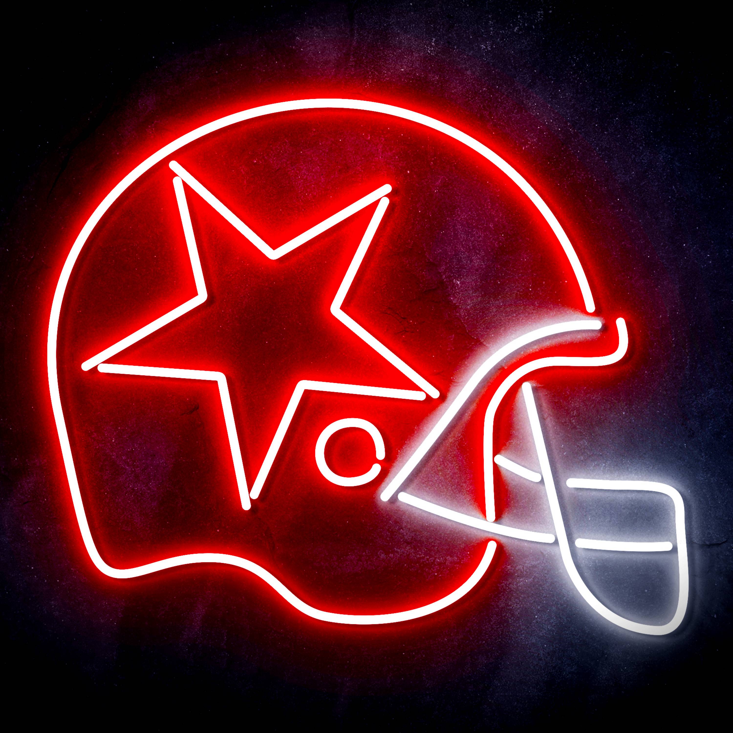 NFL Helmet Dallas Cowboys Flex Neon-like LED Sign