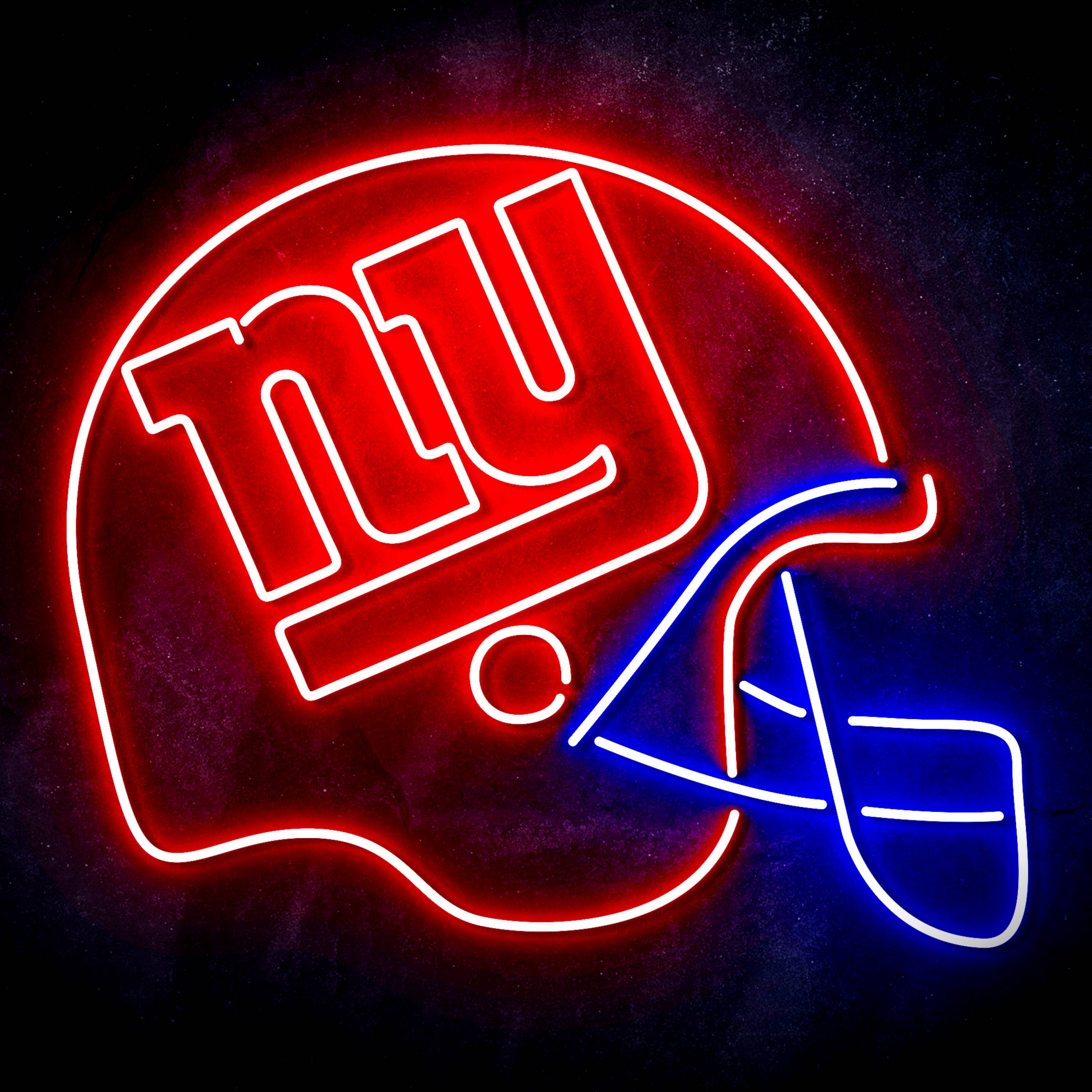 NFL Helmet New York Giants Flex Neon-like LED Sign