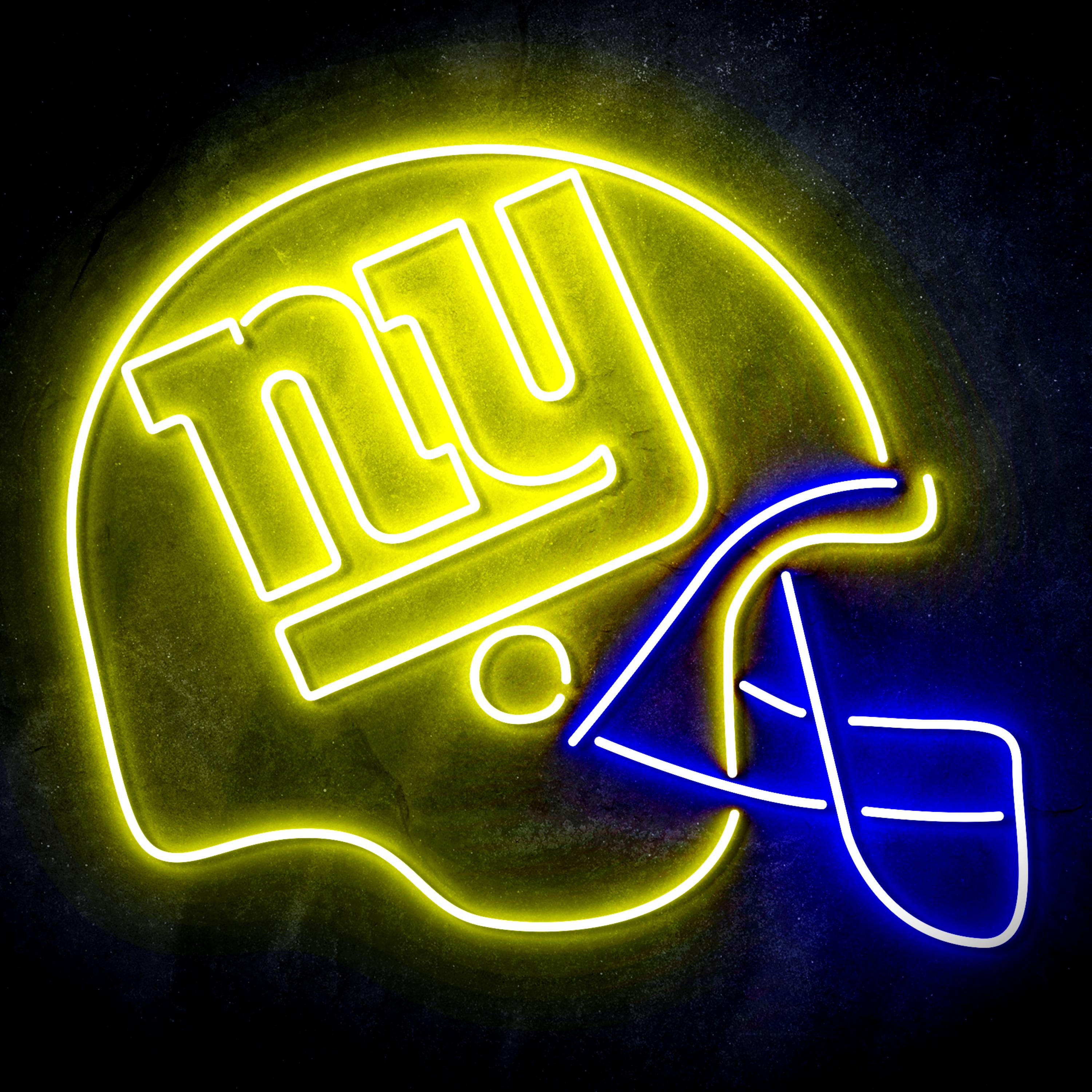 NFL Helmet New York Giants Flex Neon-like LED Sign