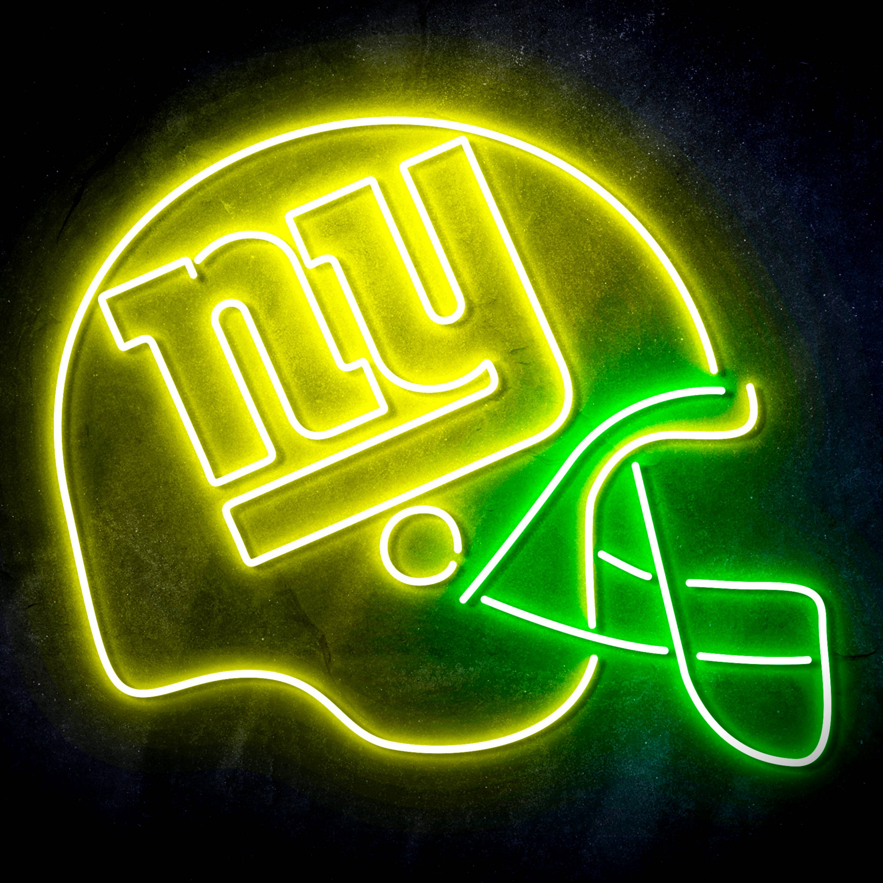 NFL Helmet New York Giants Flex Neon-like LED Sign