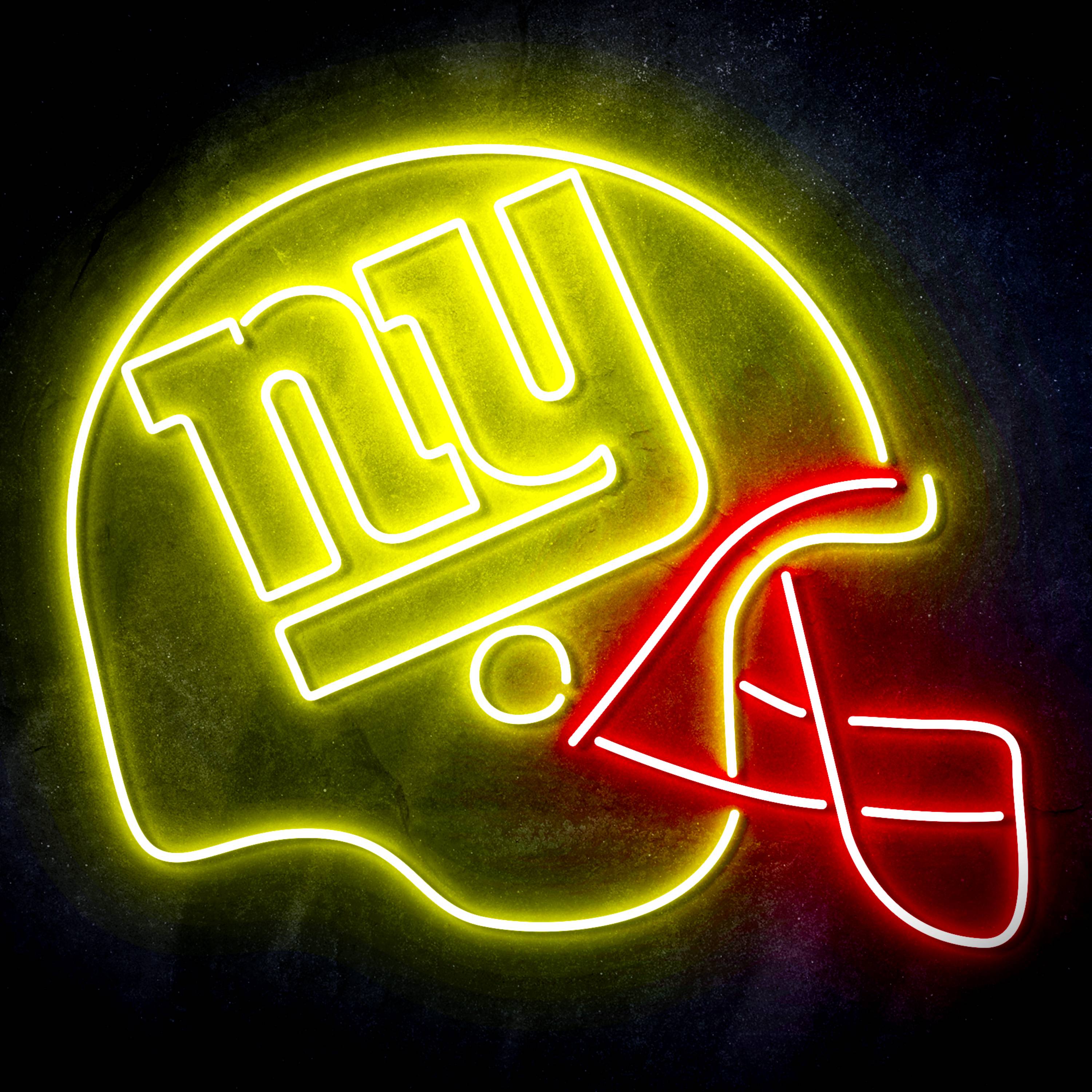 NFL Helmet New York Giants Flex Neon-like LED Sign