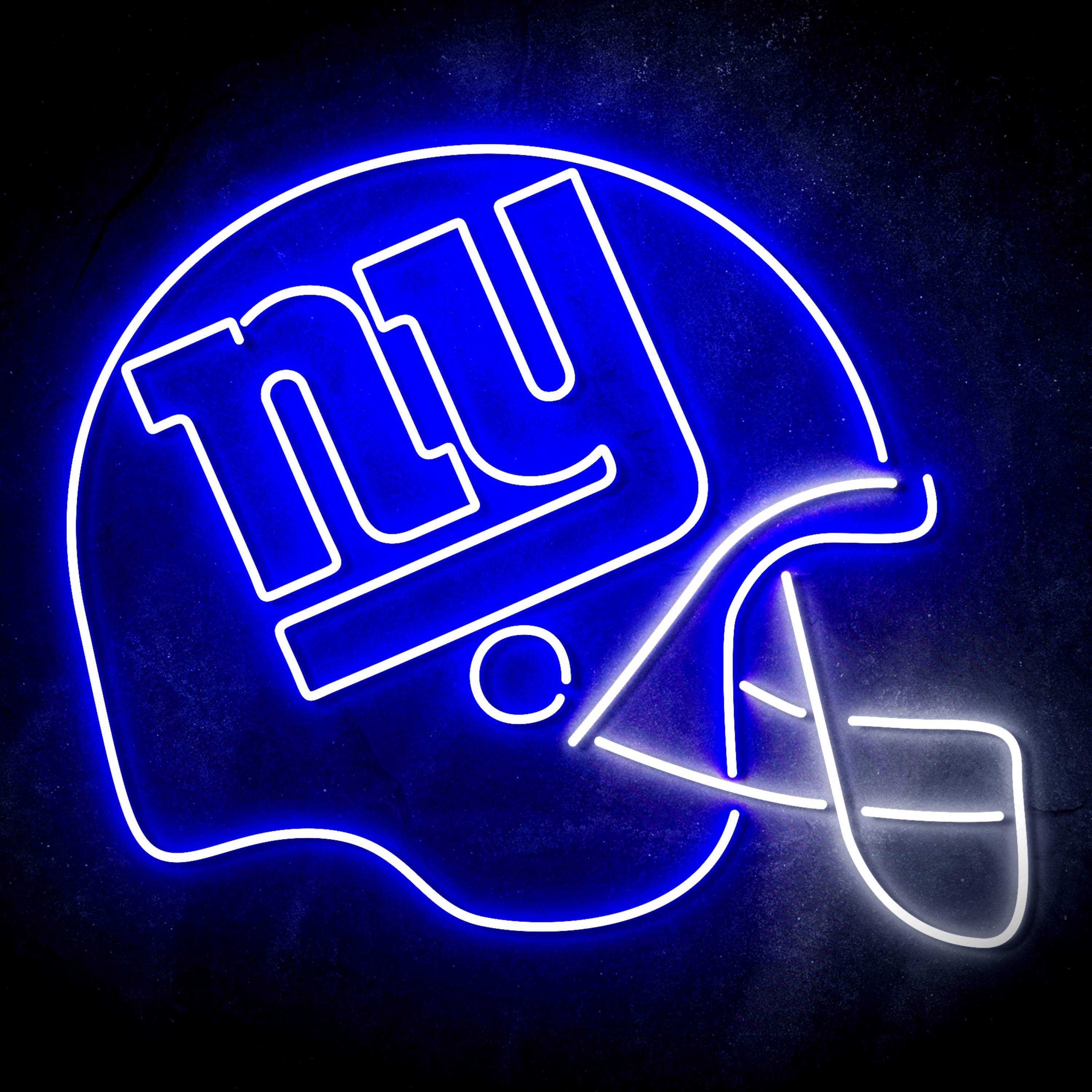 NFL Helmet New York Giants Flex Neon-like LED Sign