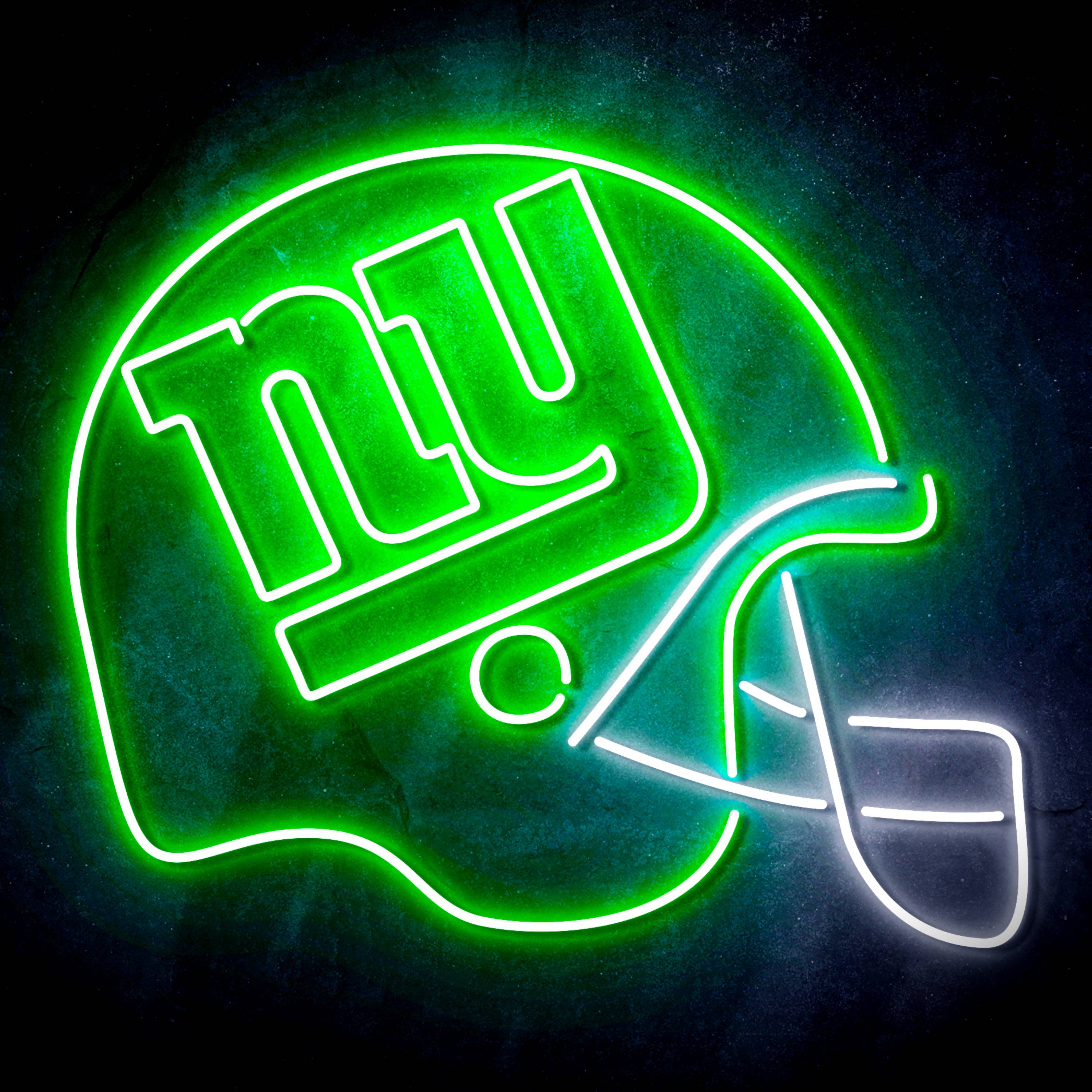 NFL Helmet New York Giants Flex Neon-like LED Sign