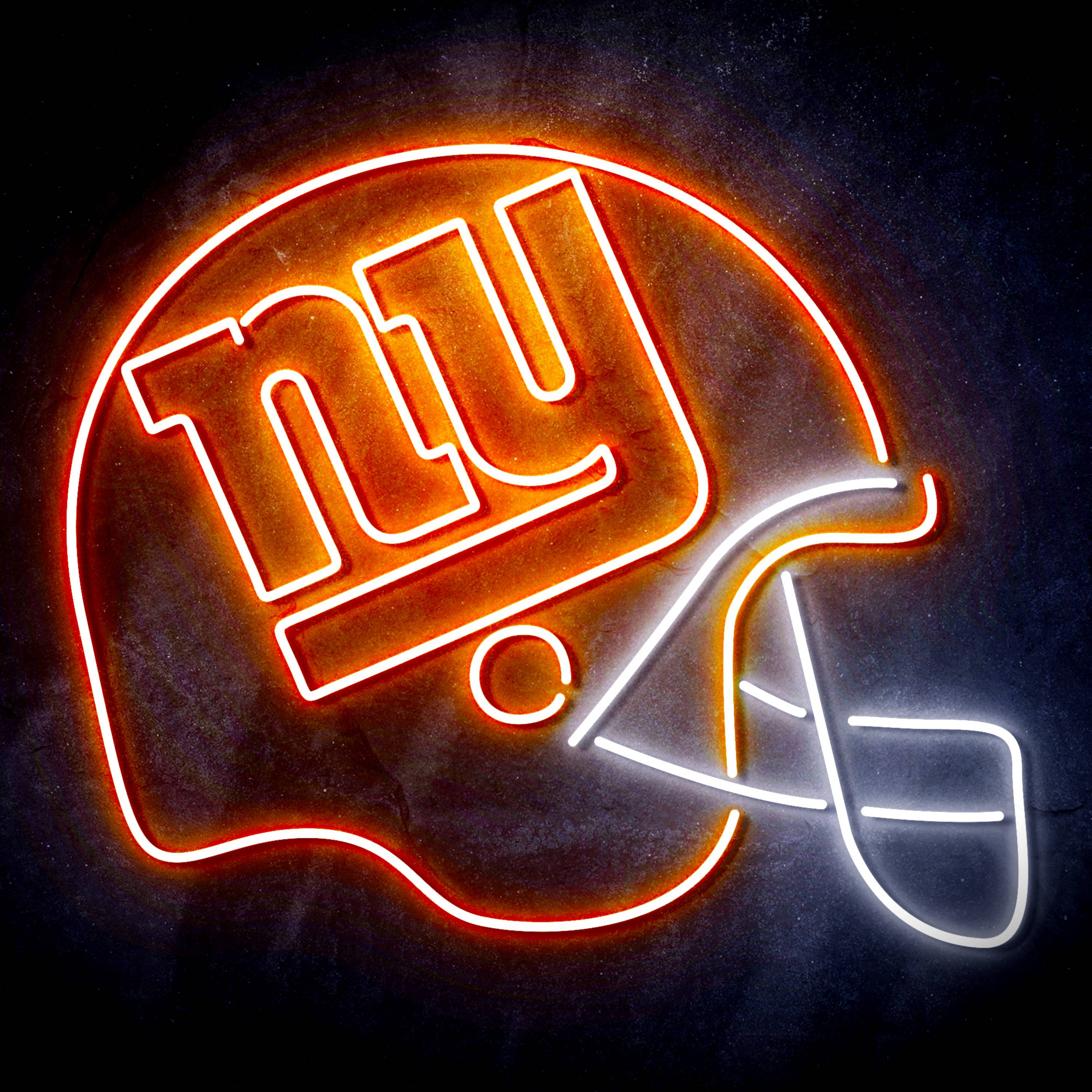 NFL Helmet New York Giants Flex Neon-like LED Sign