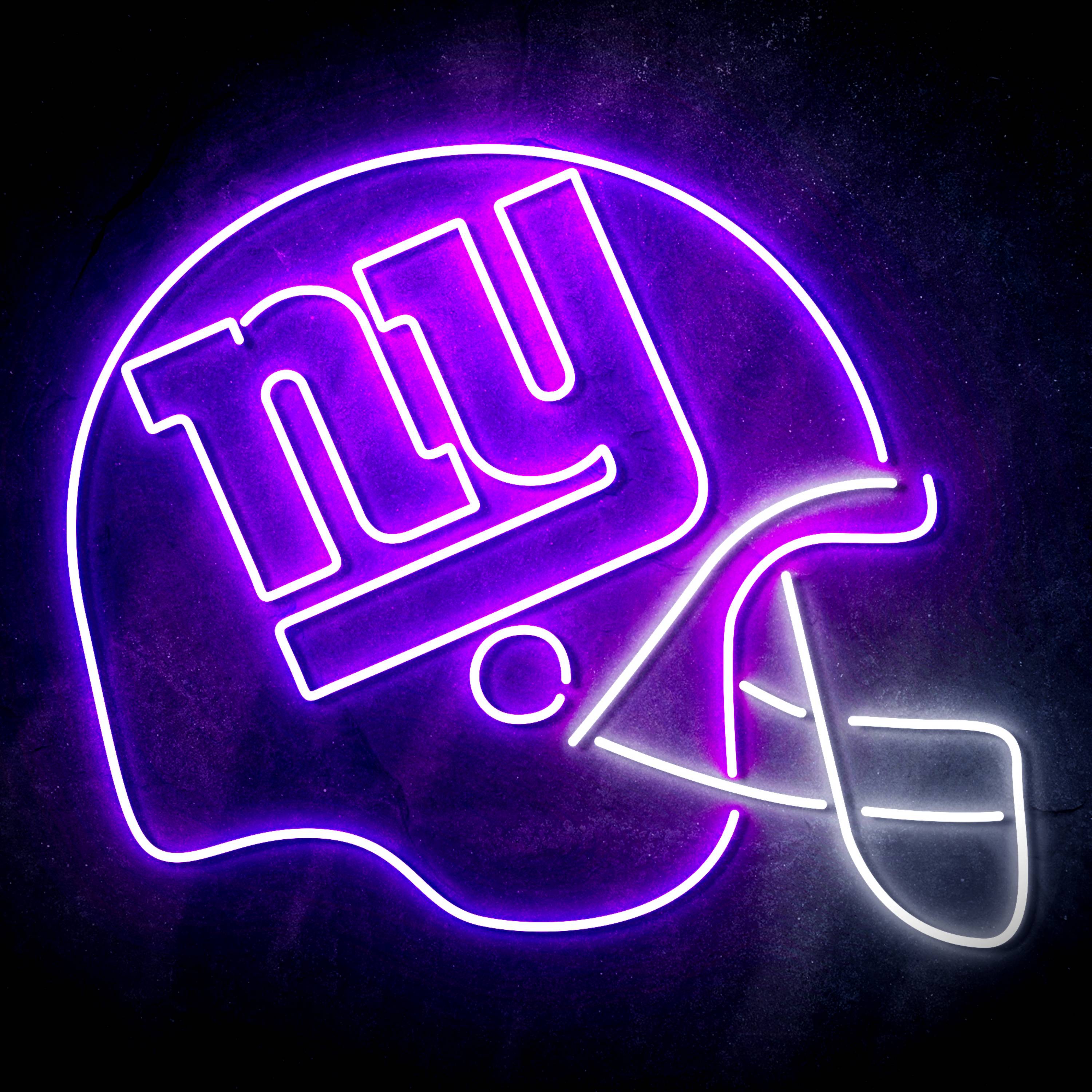 NFL Helmet New York Giants Flex Neon-like LED Sign