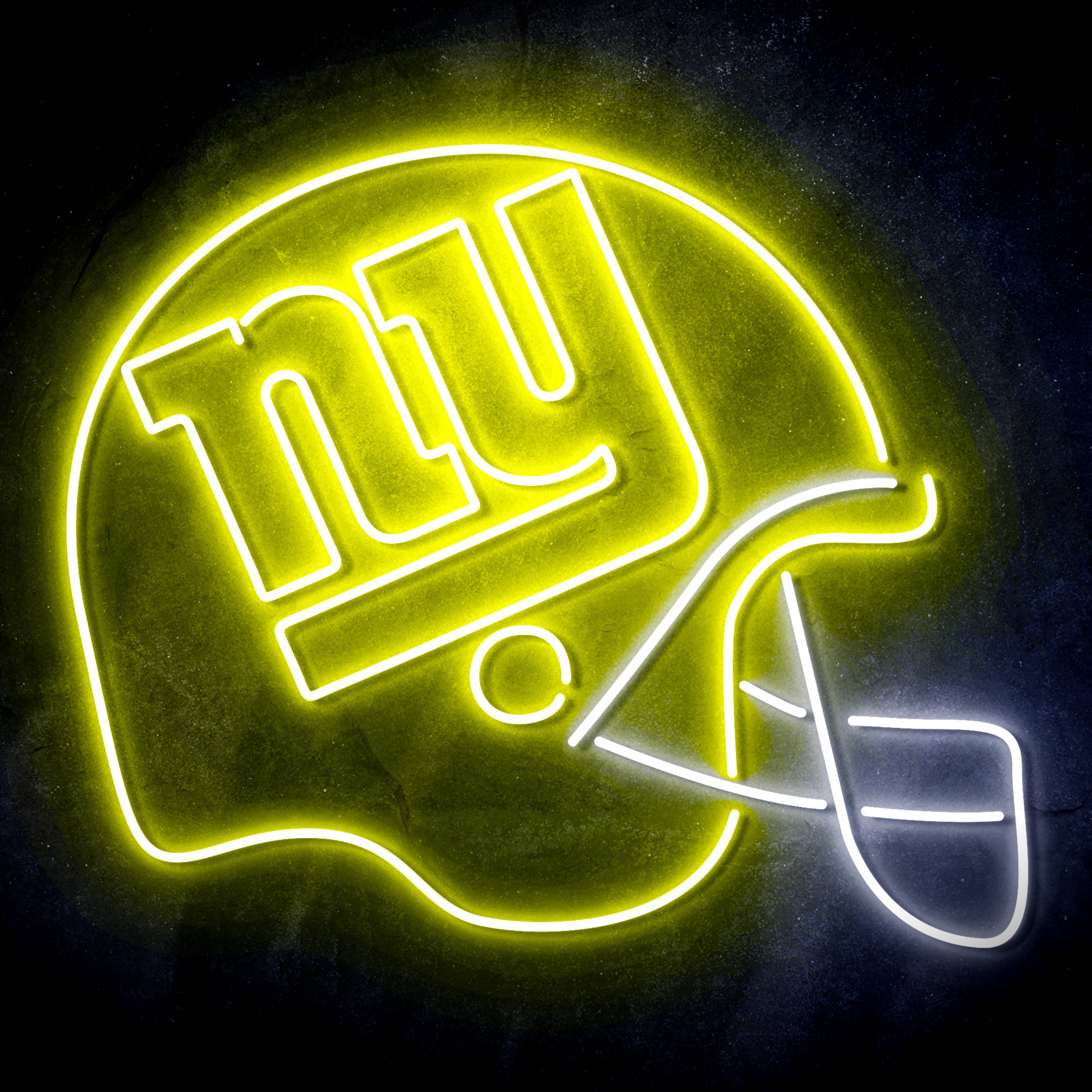 NFL Helmet New York Giants Flex Neon-like LED Sign