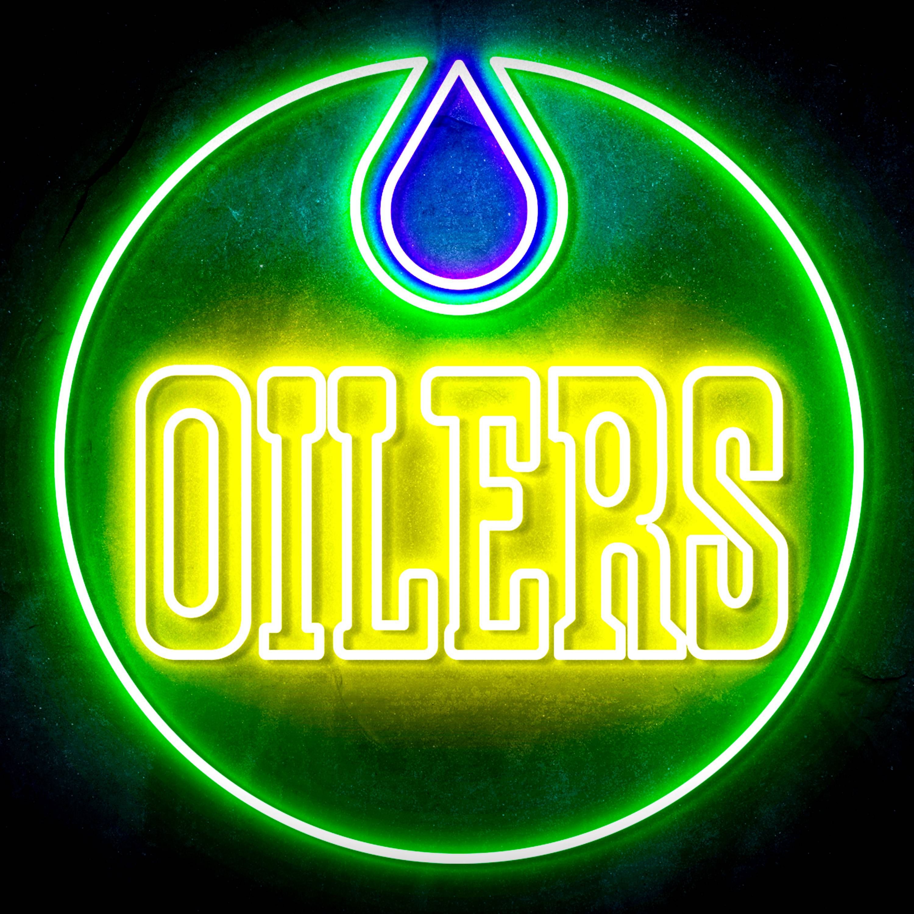 NHL Edmonton Oilers Flex Neon-like LED Sign