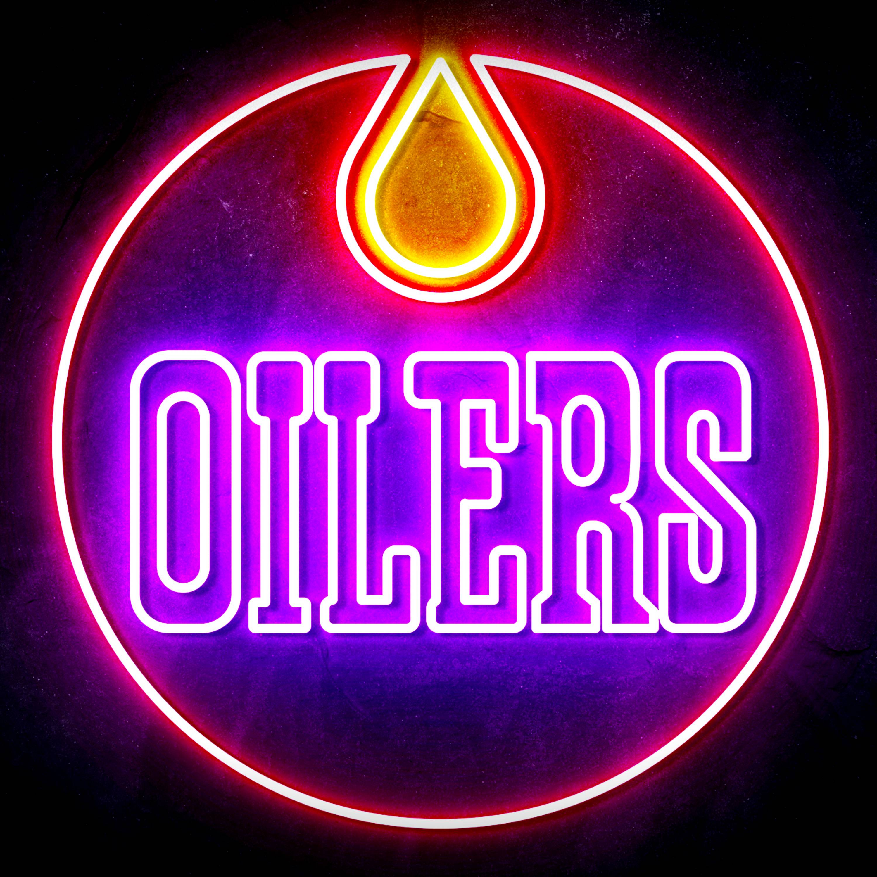 NHL Edmonton Oilers Flex Neon-like LED Sign