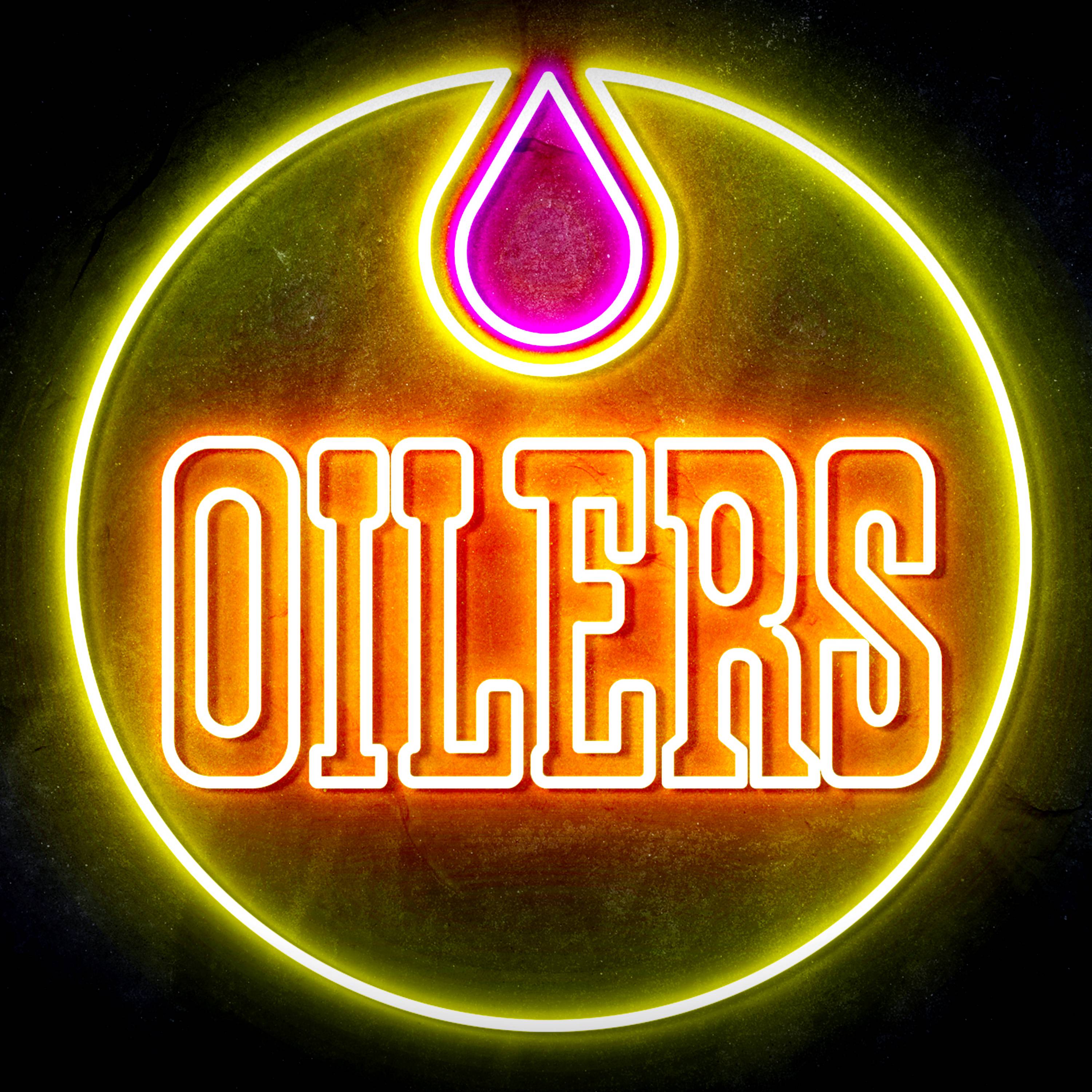 NHL Edmonton Oilers Flex Neon-like LED Sign