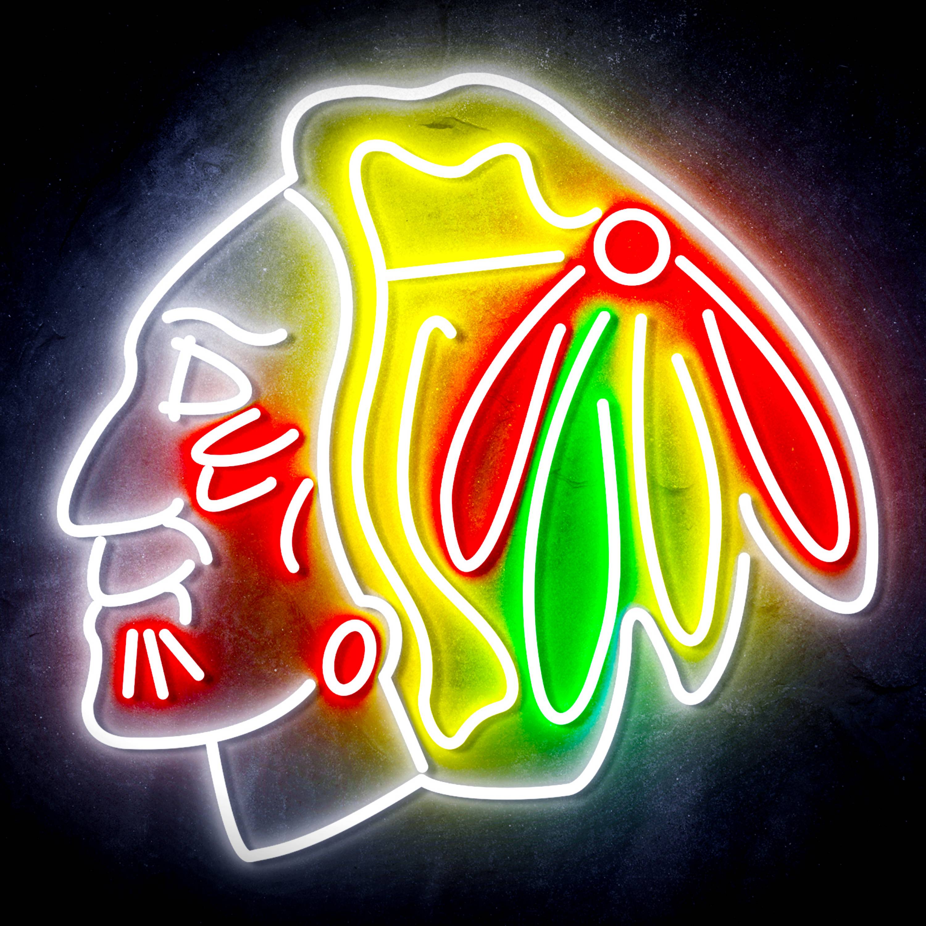 NHL Chicago Blackhawks Flex Neon-like LED Sign