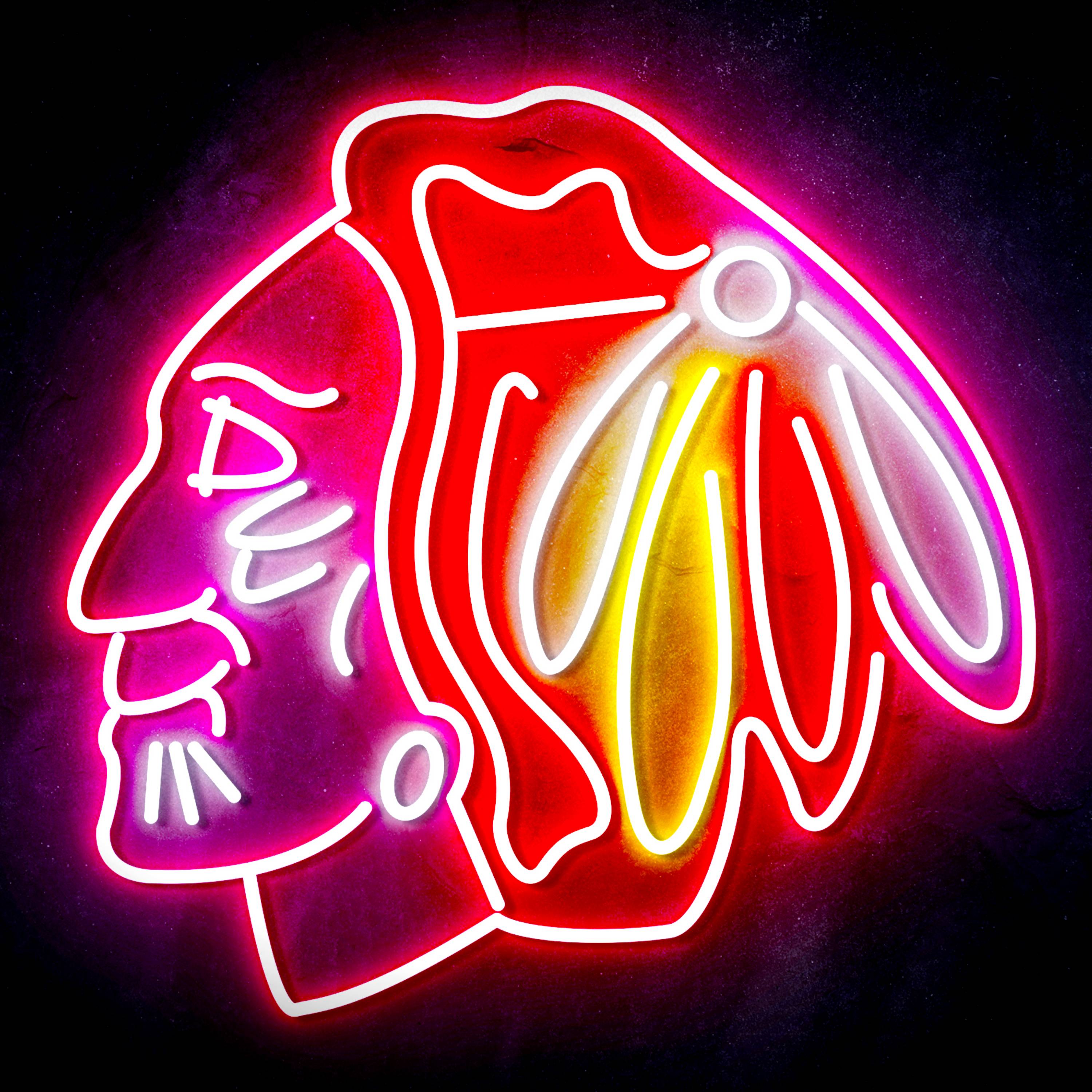 NHL Chicago Blackhawks Flex Neon-like LED Sign