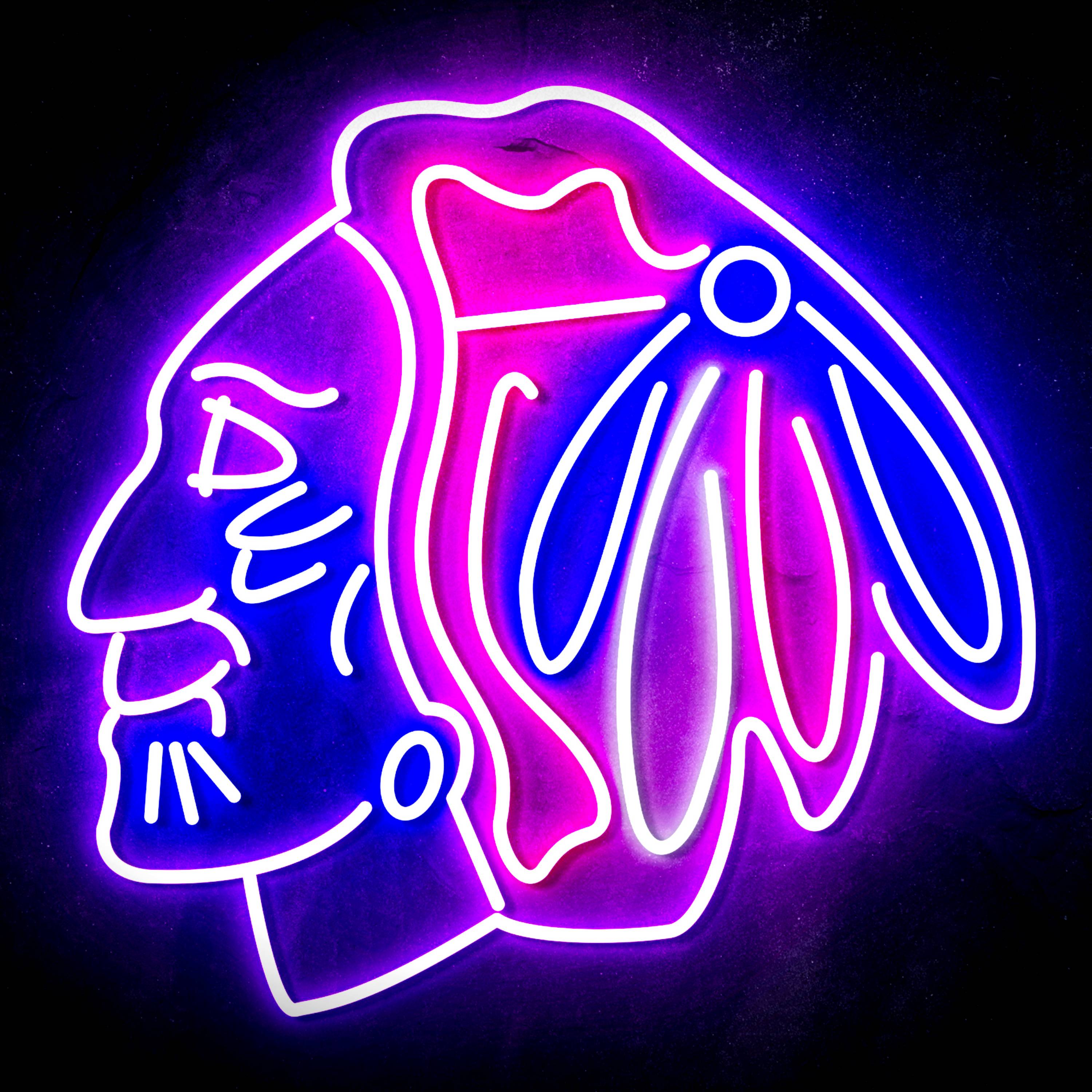 NHL Chicago Blackhawks Flex Neon-like LED Sign