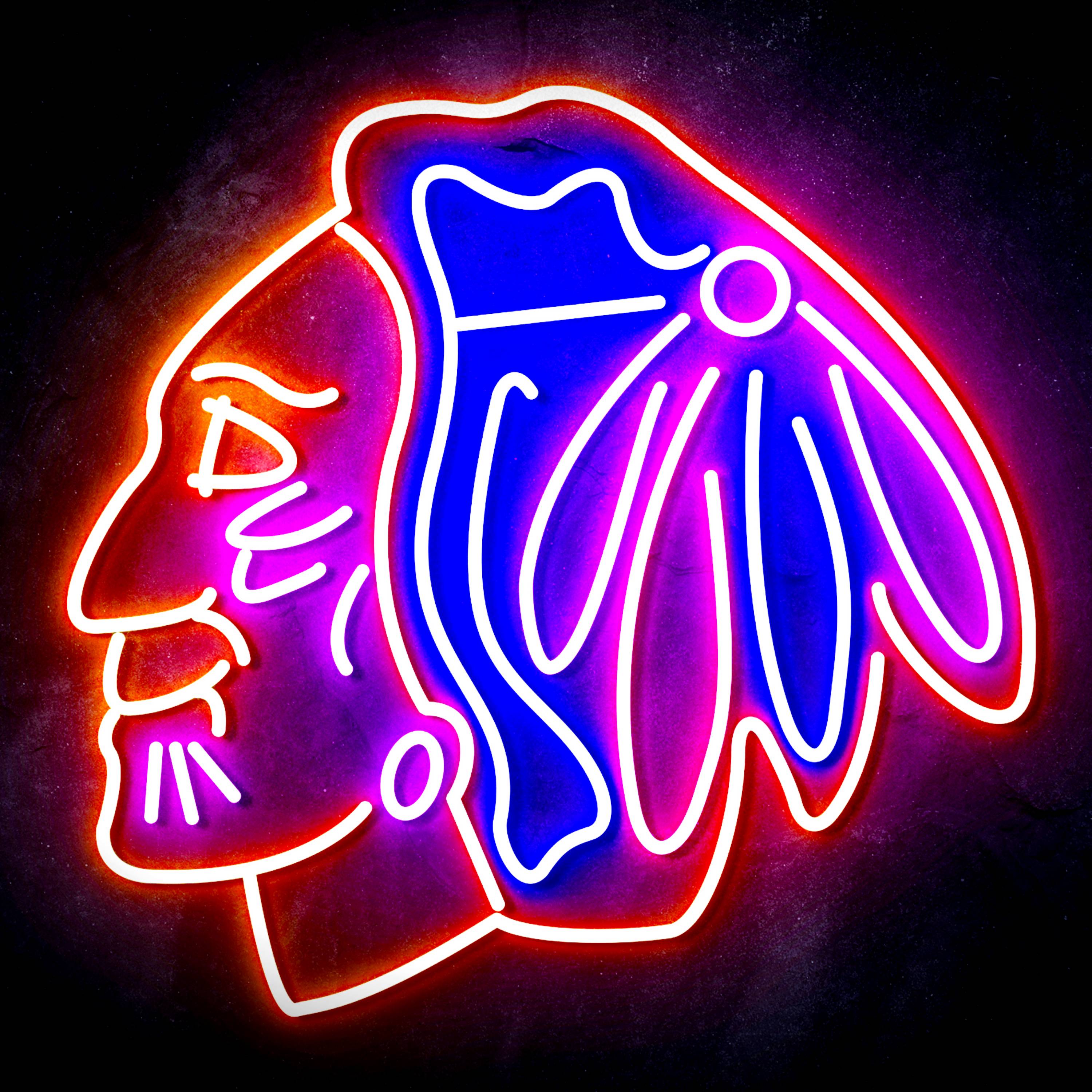 NHL Chicago Blackhawks Flex Neon-like LED Sign