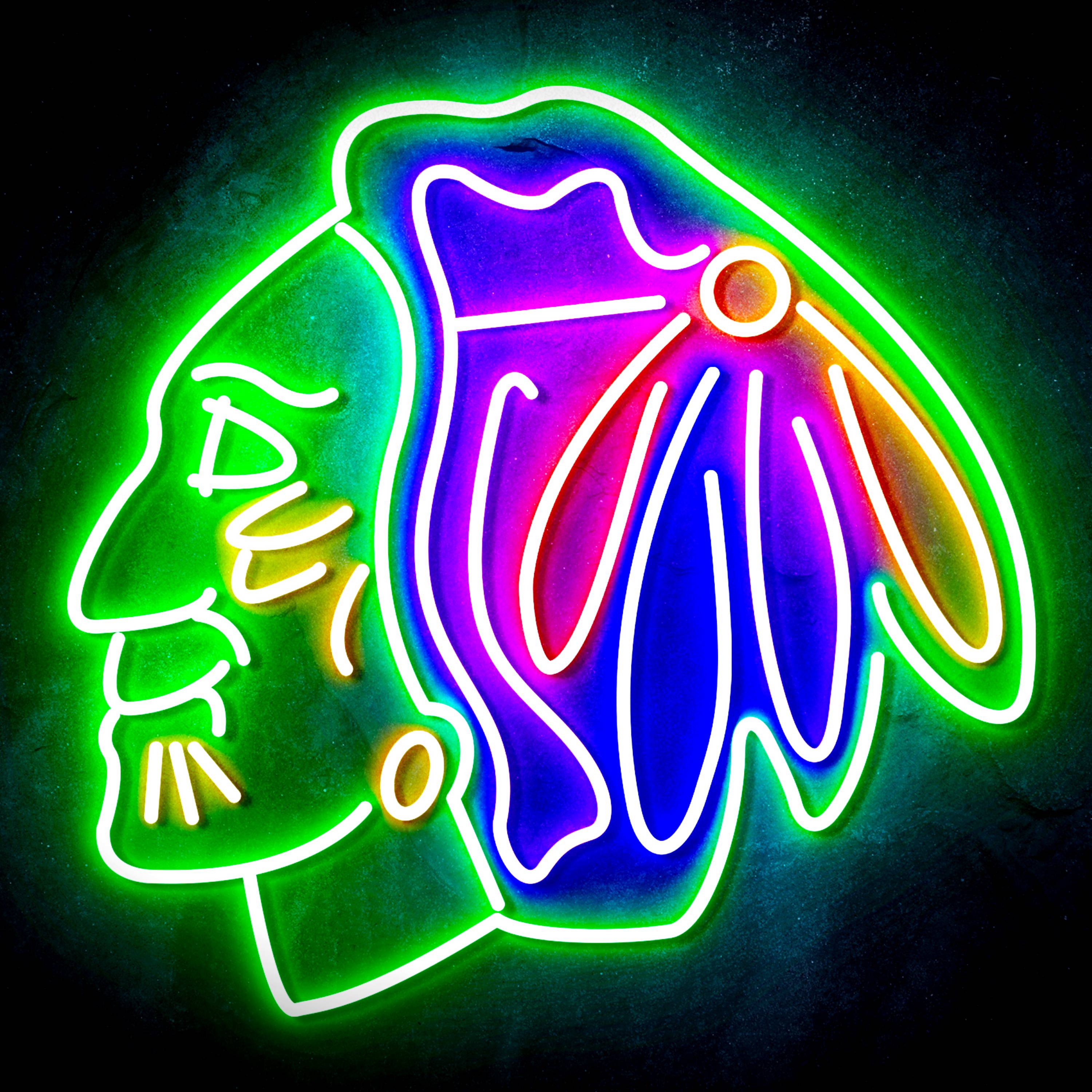 NHL Chicago Blackhawks Flex Neon-like LED Sign