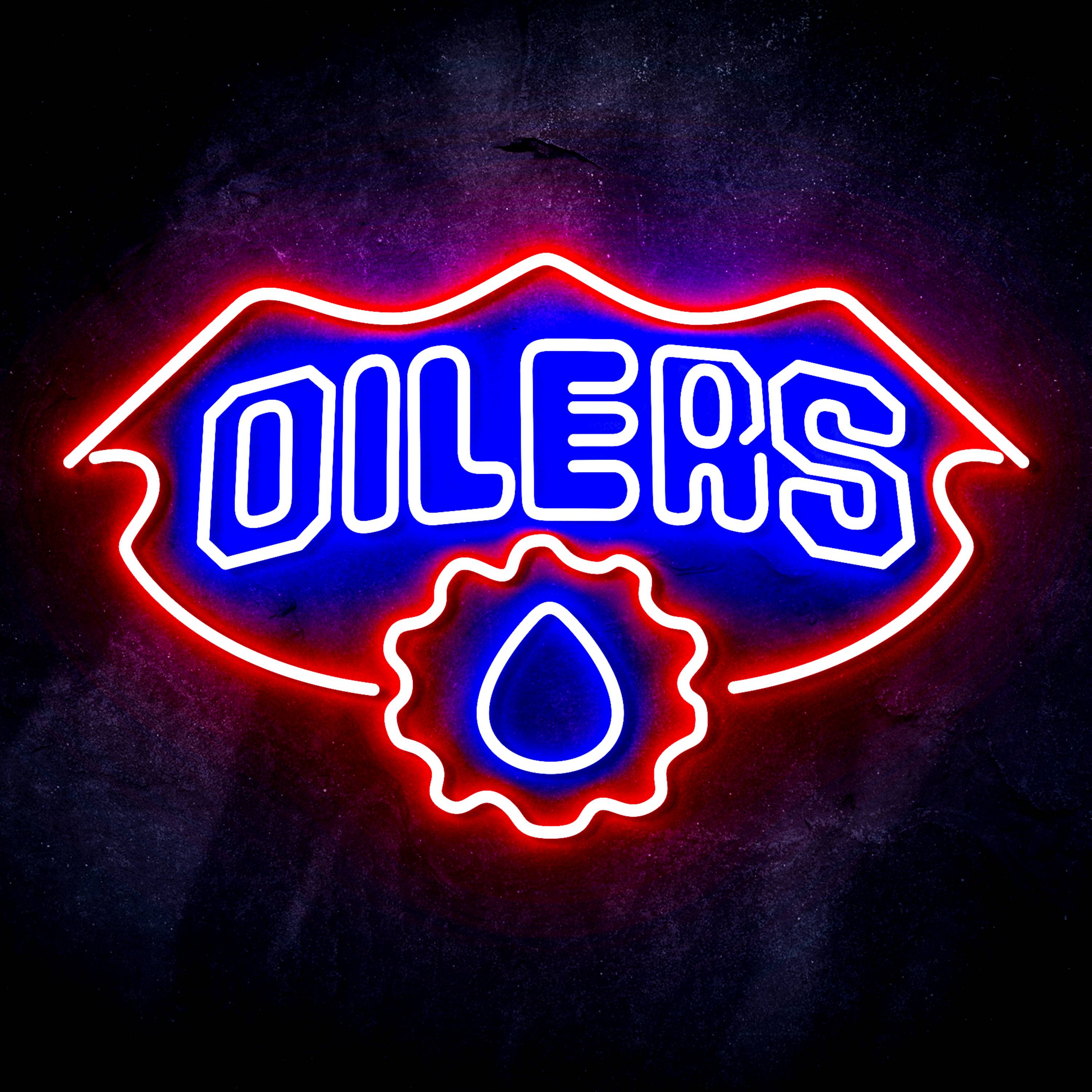 NHL Edmonton Oilers Flex Neon-like LED Sign