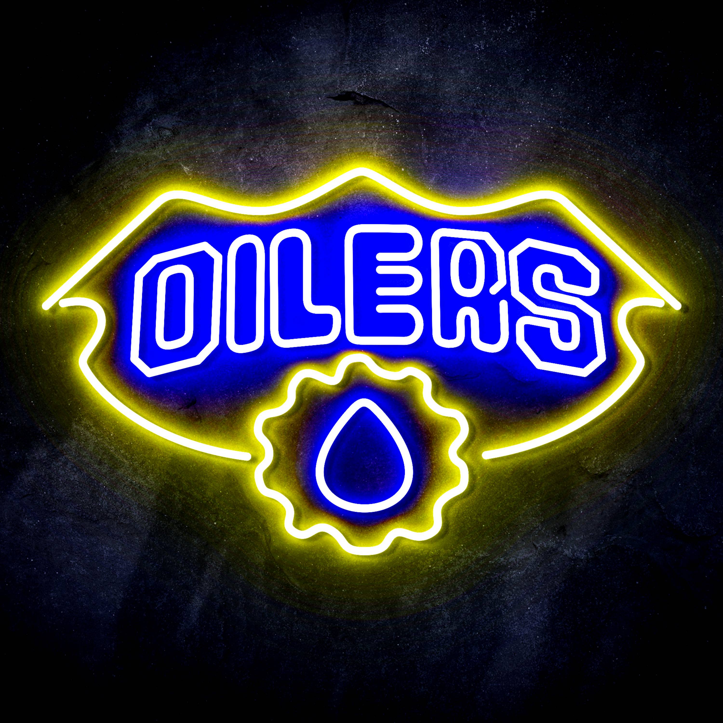 NHL Edmonton Oilers Flex Neon-like LED Sign