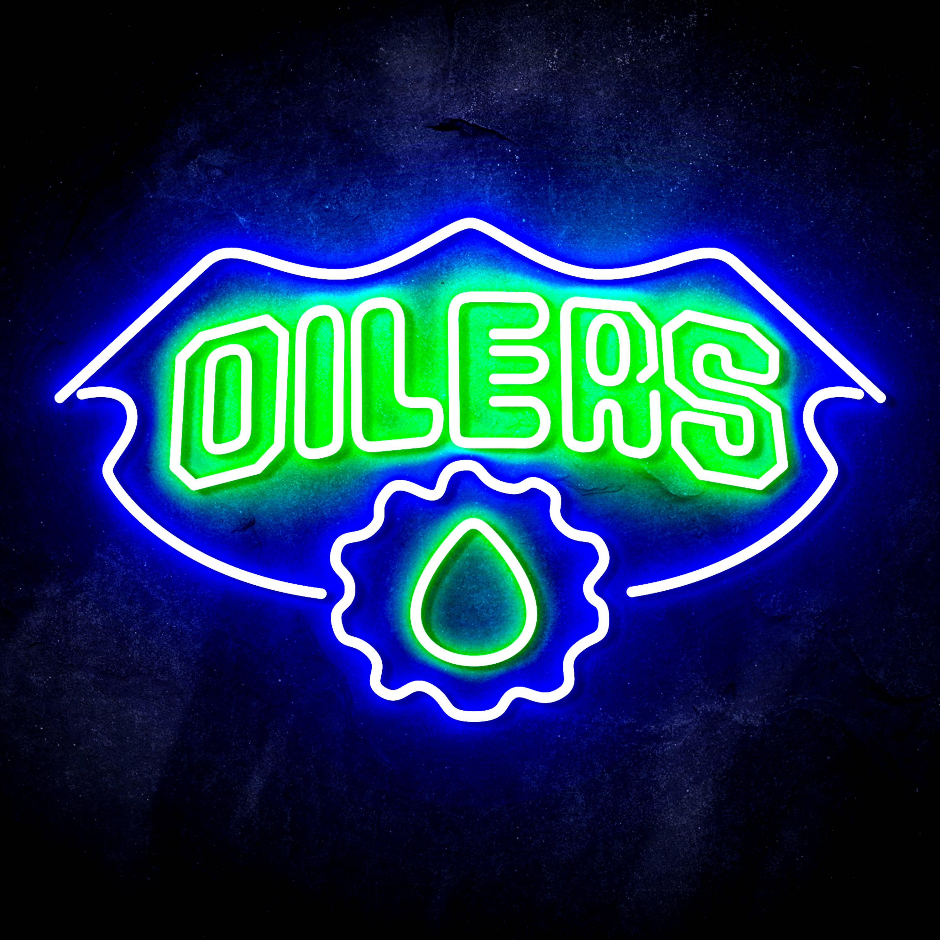 NHL Edmonton Oilers Flex Neon-like LED Sign