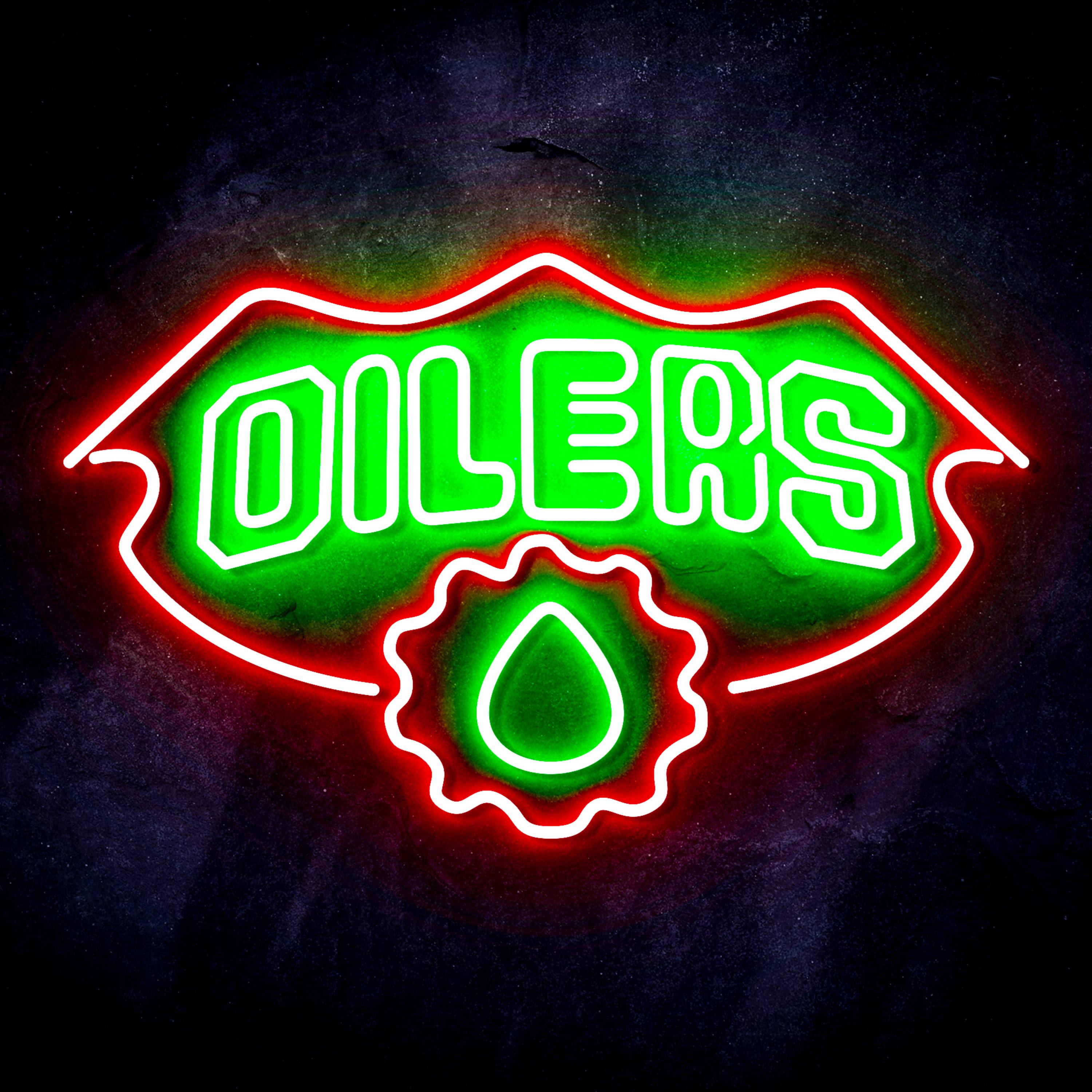 NHL Edmonton Oilers Flex Neon-like LED Sign