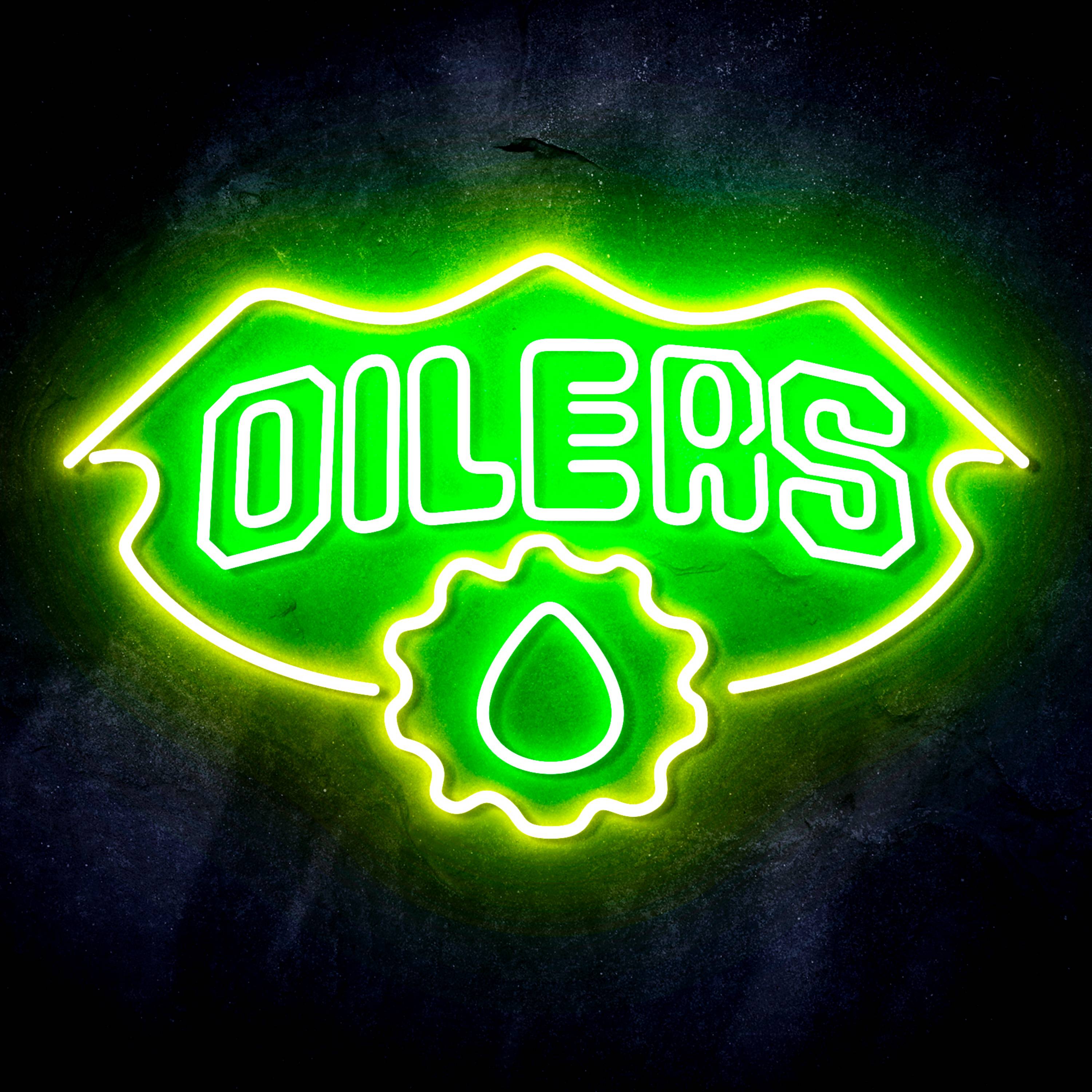 NHL Edmonton Oilers Flex Neon-like LED Sign