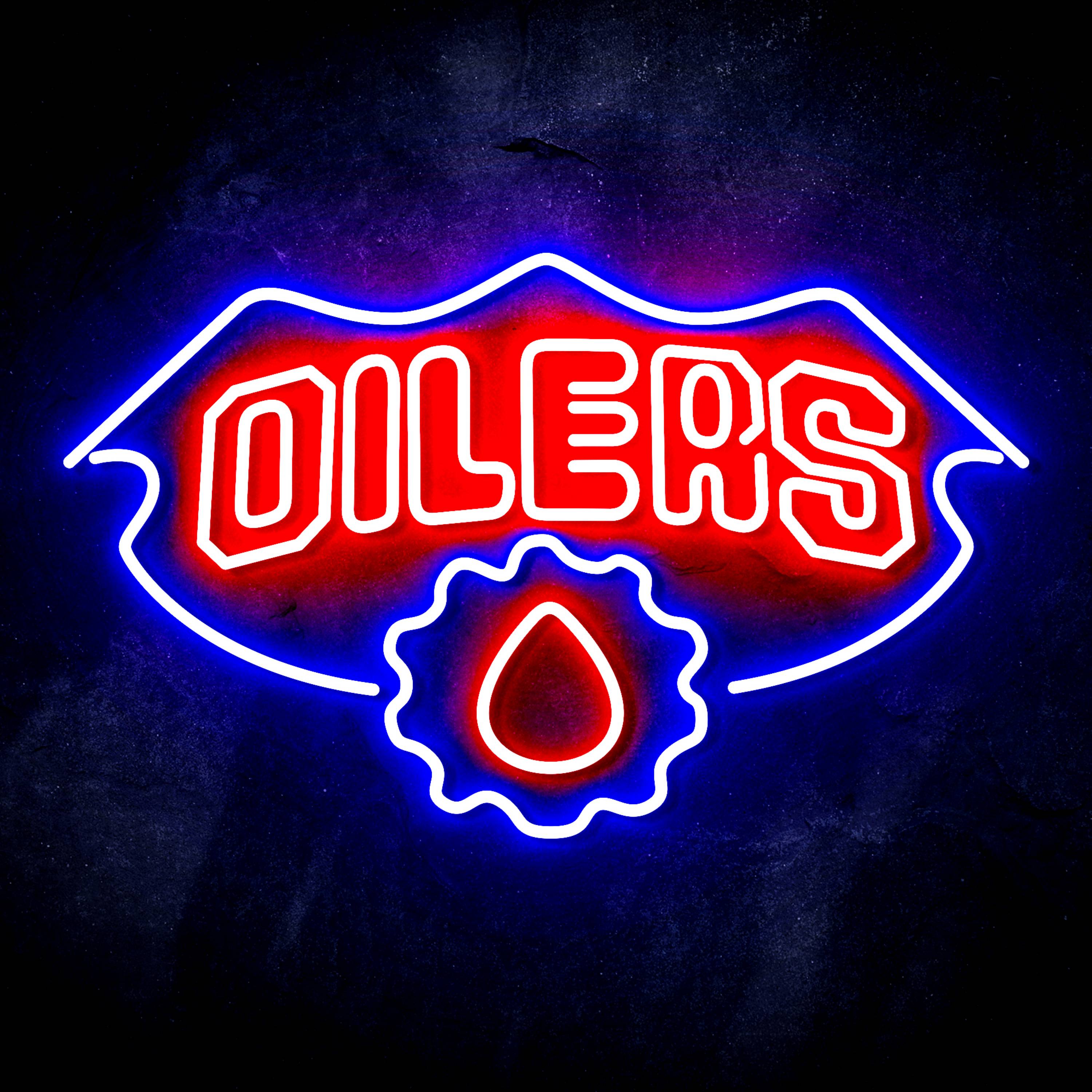 NHL Edmonton Oilers Flex Neon-like LED Sign