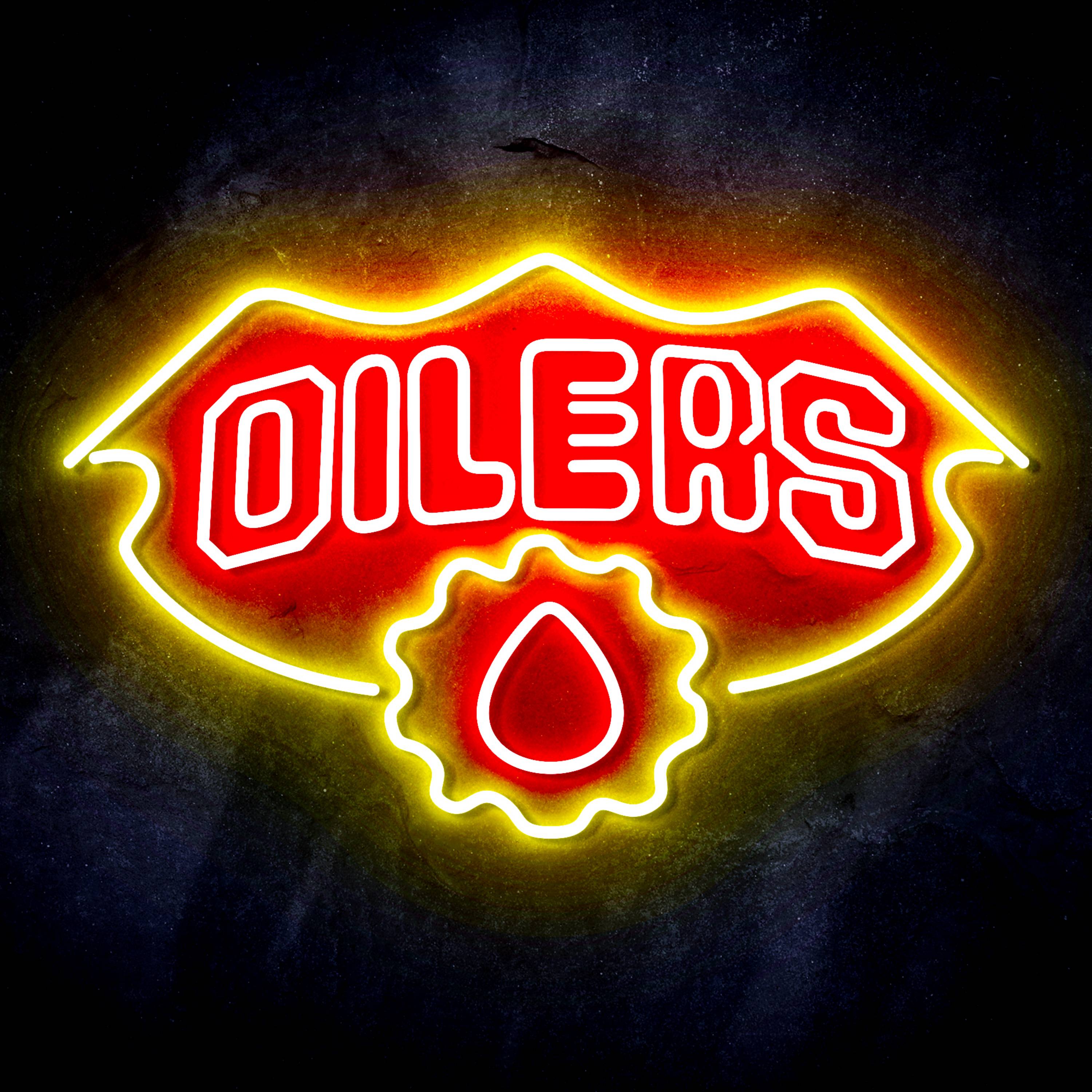 NHL Edmonton Oilers Flex Neon-like LED Sign