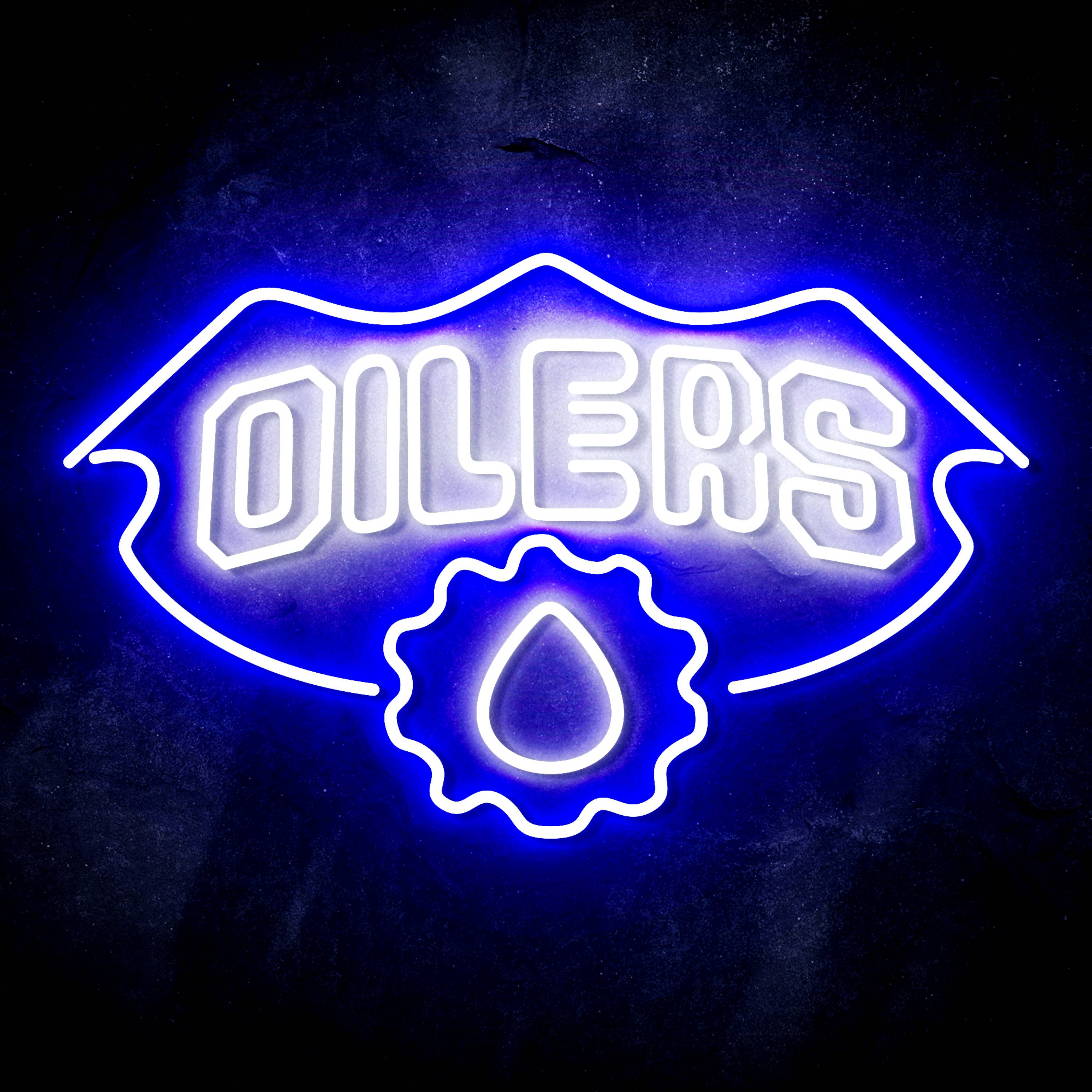 NHL Edmonton Oilers Flex Neon-like LED Sign