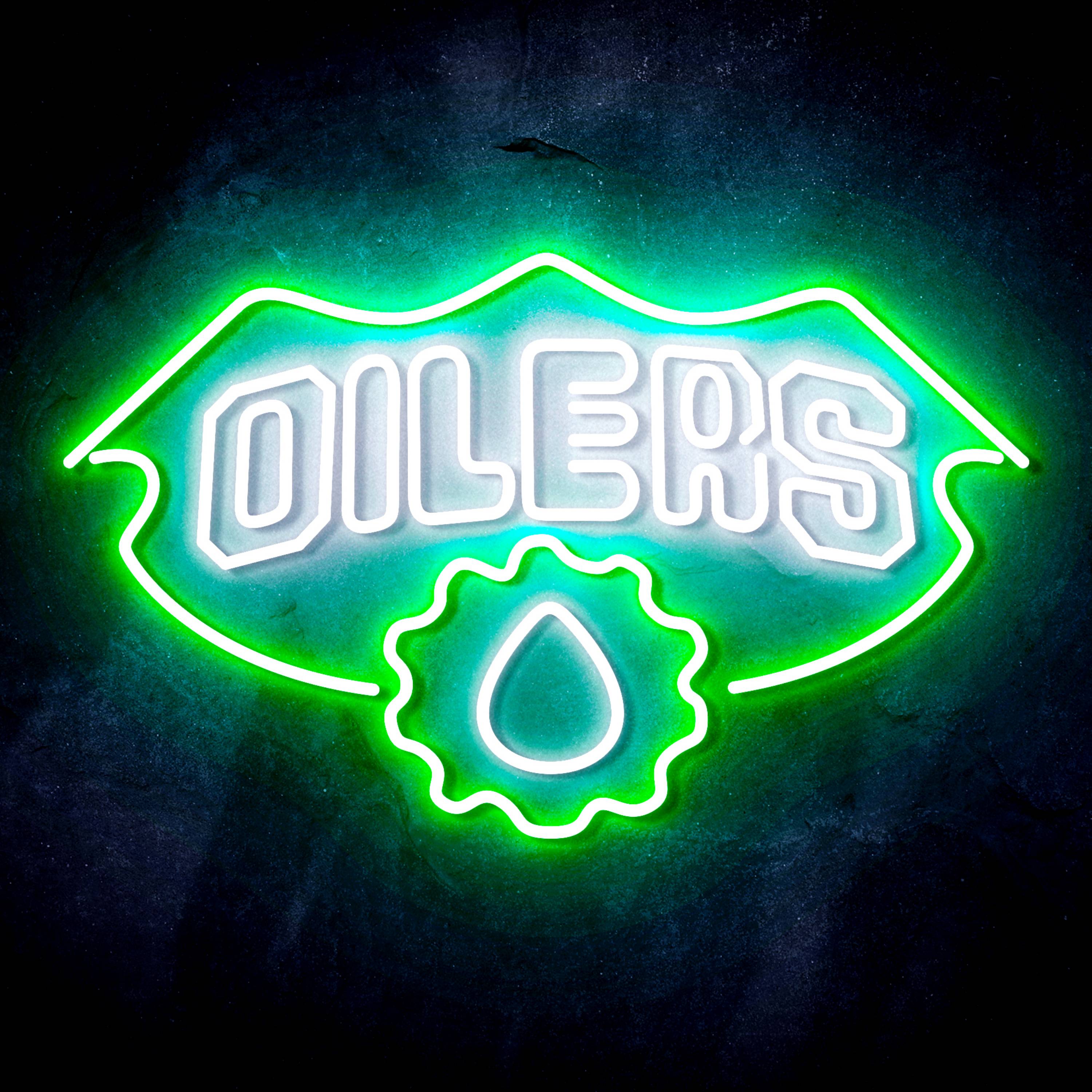 NHL Edmonton Oilers Flex Neon-like LED Sign