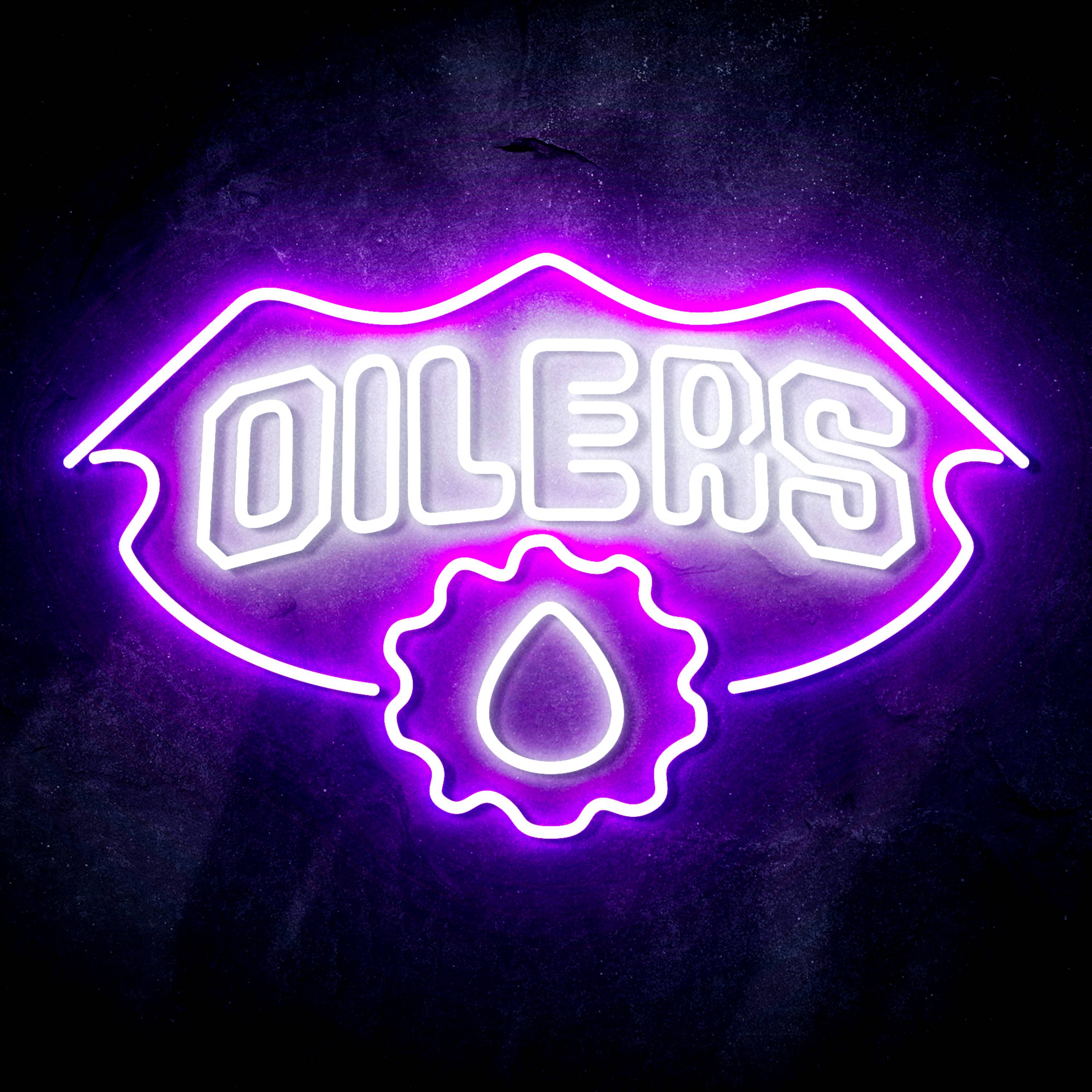 NHL Edmonton Oilers Flex Neon-like LED Sign