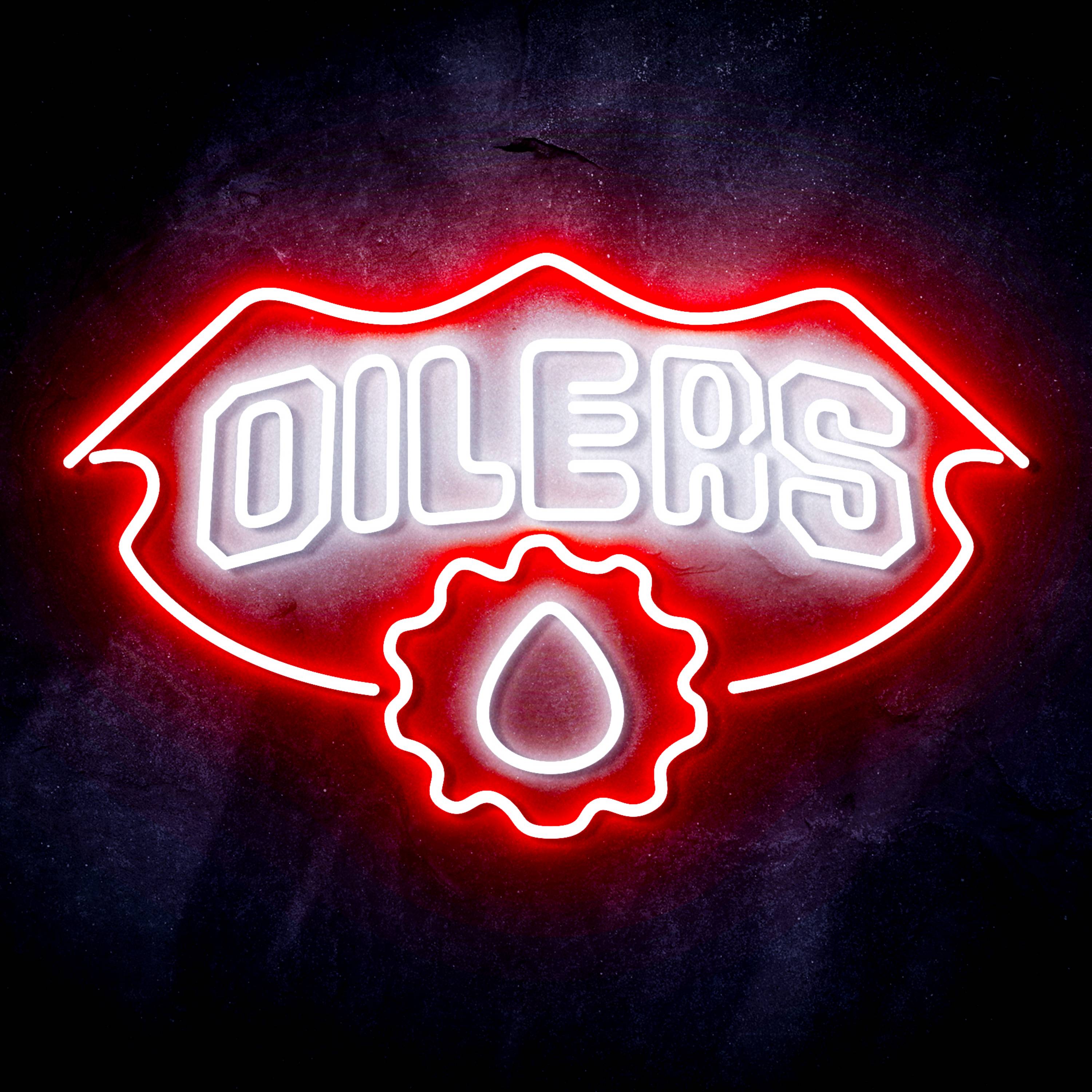 NHL Edmonton Oilers Flex Neon-like LED Sign