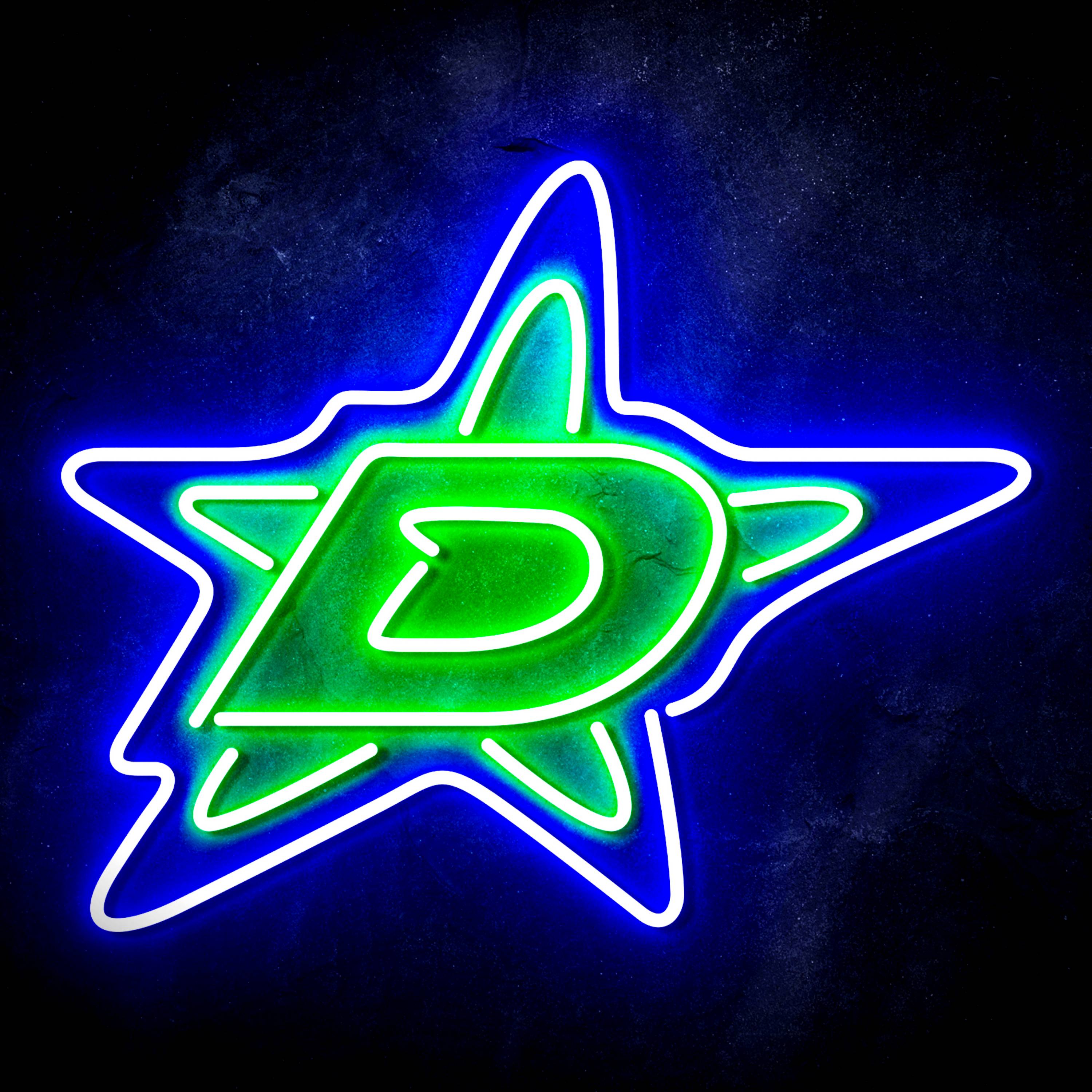 NHL Dallas Stars Flex Neon-like LED Sign