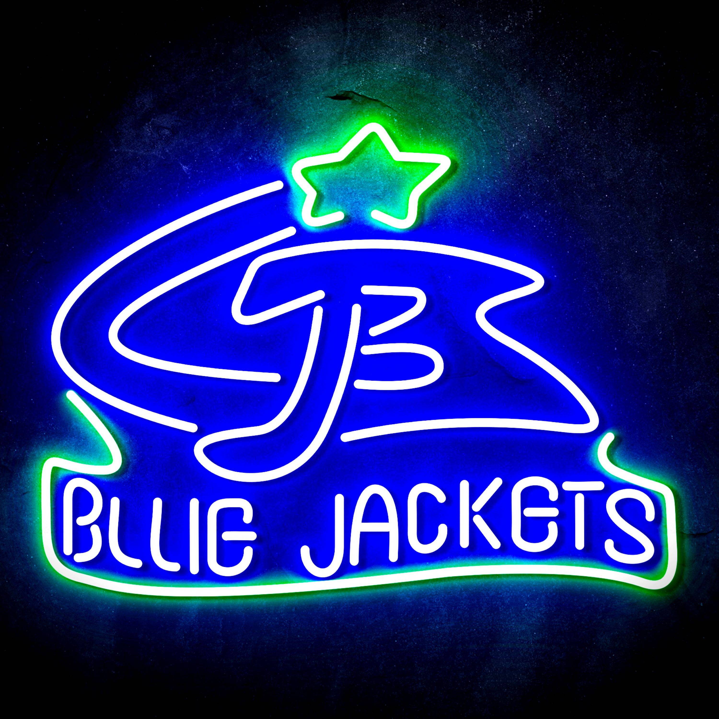 NHL Columbus Blue Jackets Flex Neon-like LED Sign