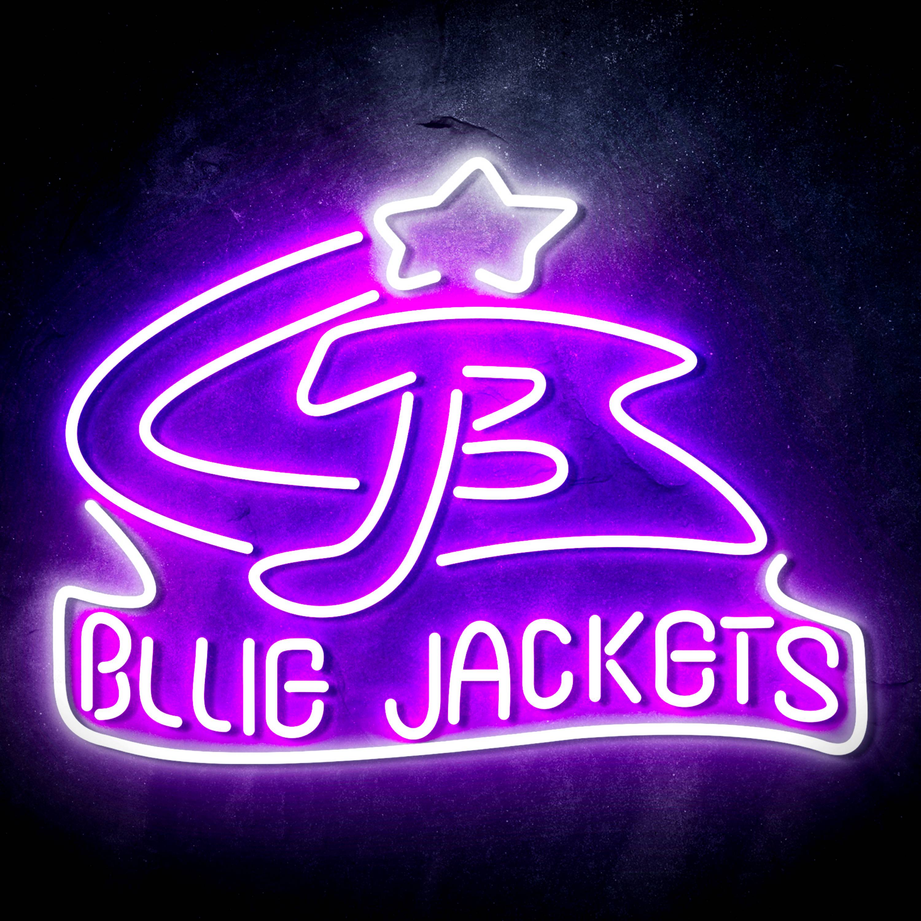 NHL Columbus Blue Jackets Flex Neon-like LED Sign