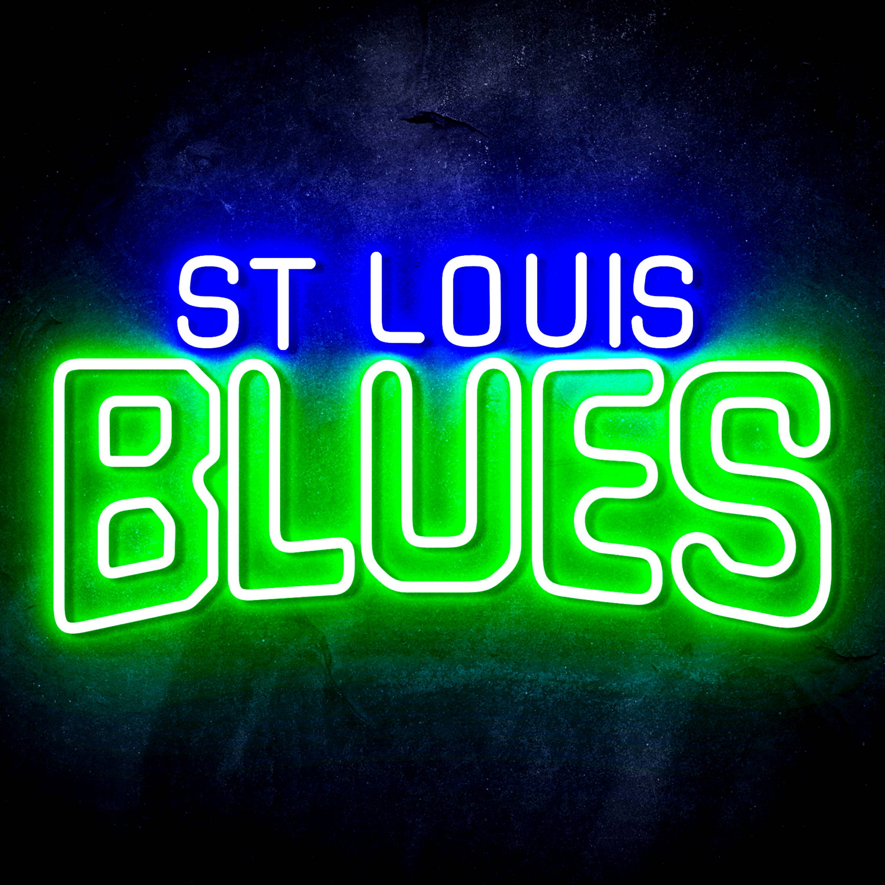 NHL St. Louis Blues Flex Neon-like LED Sign