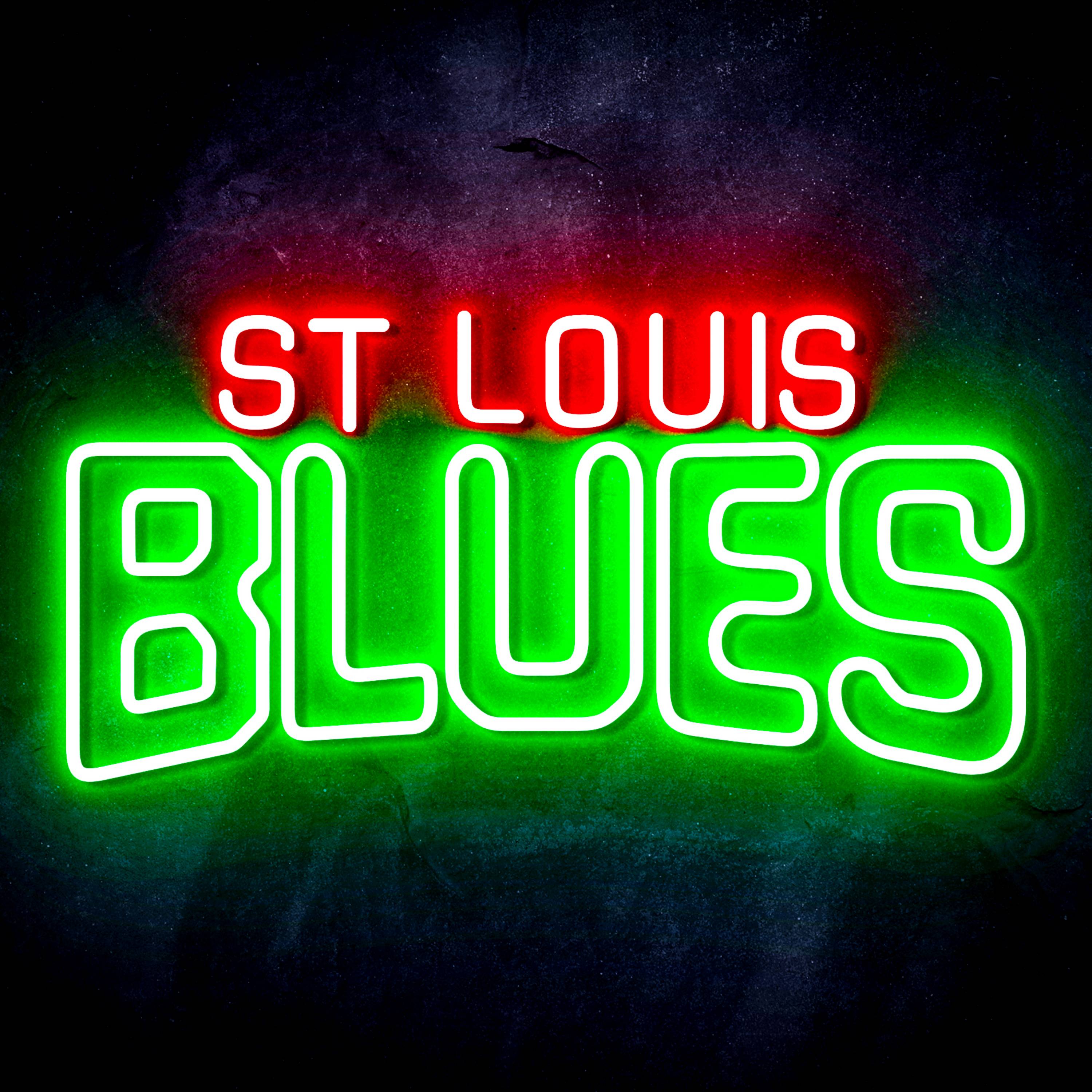 NHL St. Louis Blues Flex Neon-like LED Sign