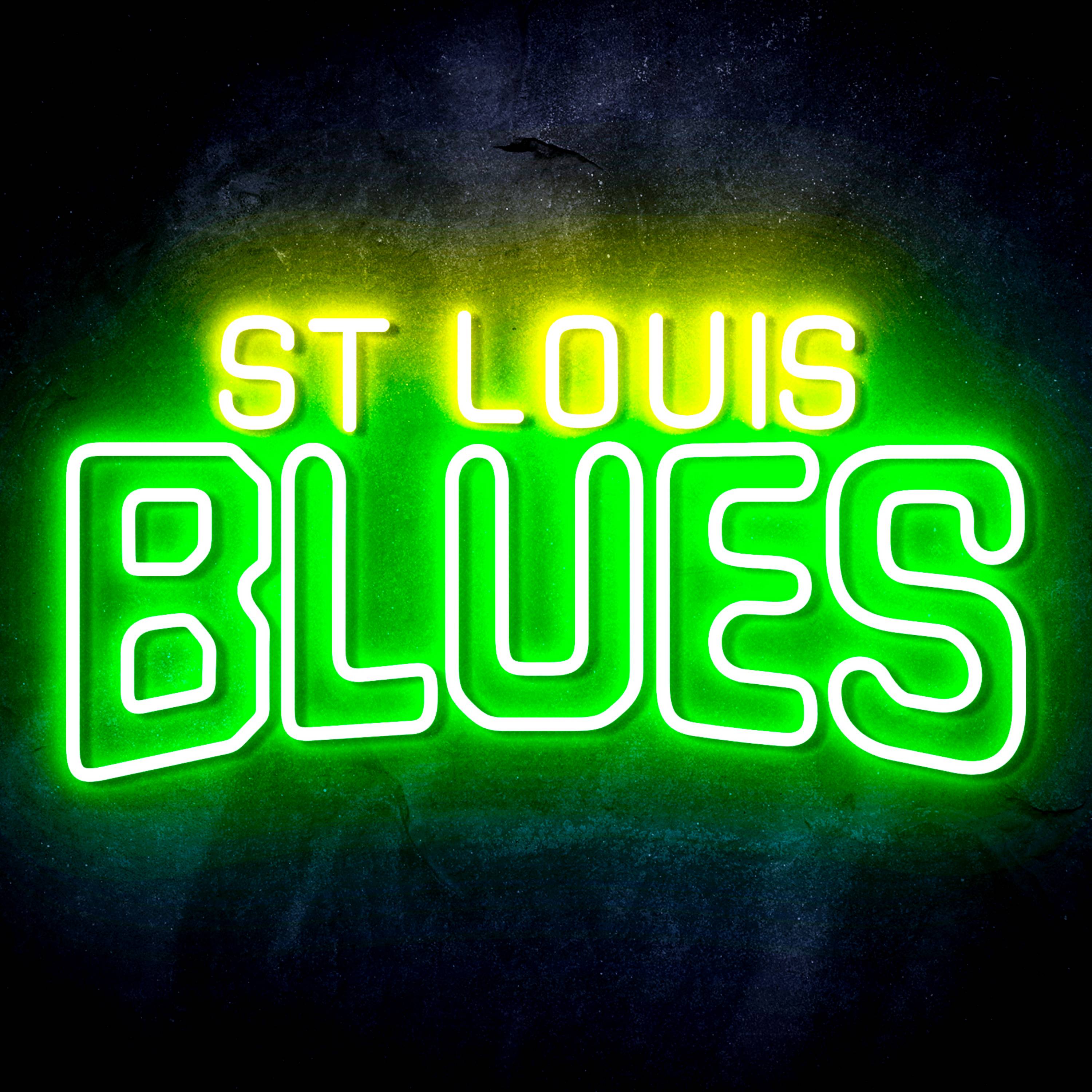 NHL St. Louis Blues Flex Neon-like LED Sign