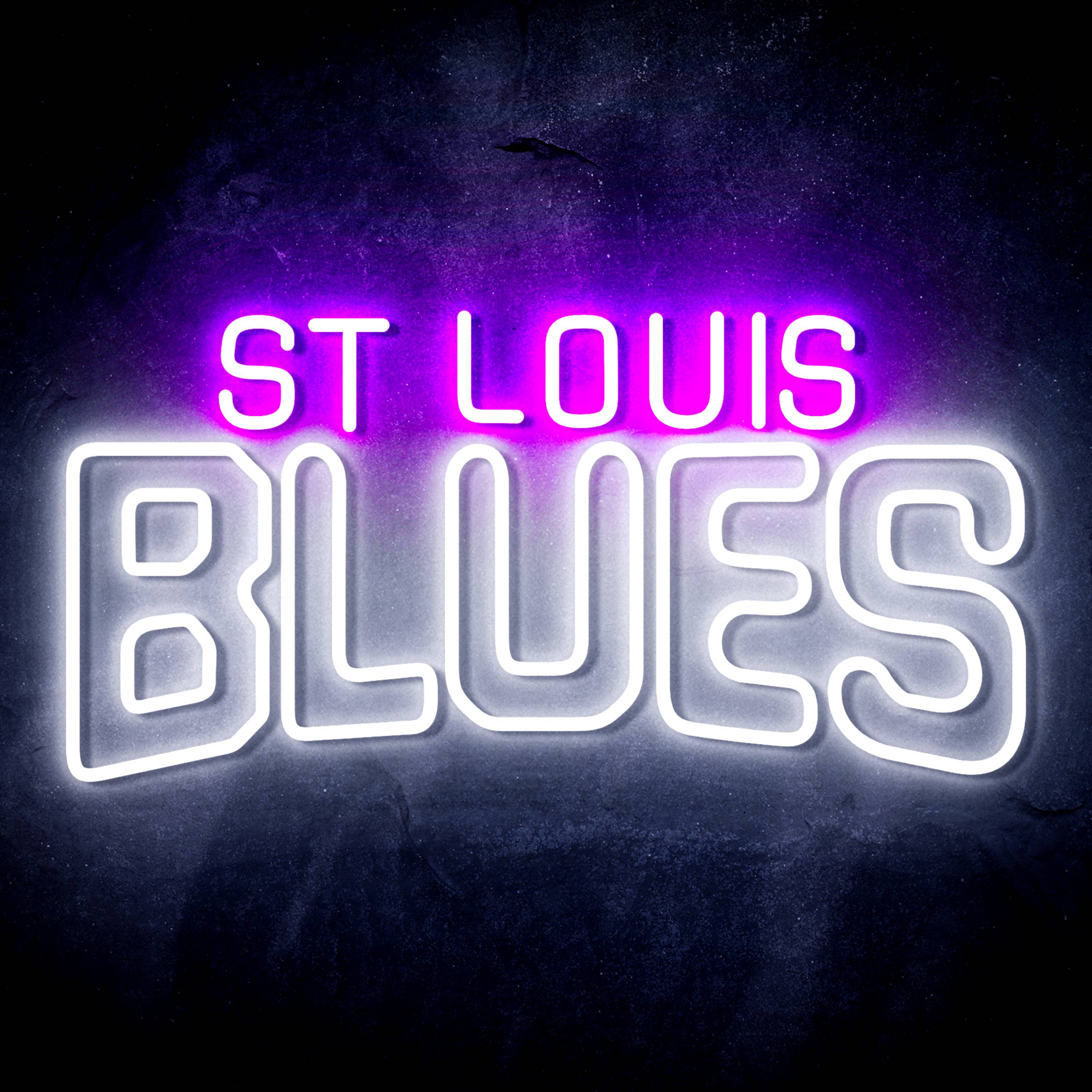 NHL St. Louis Blues Flex Neon-like LED Sign