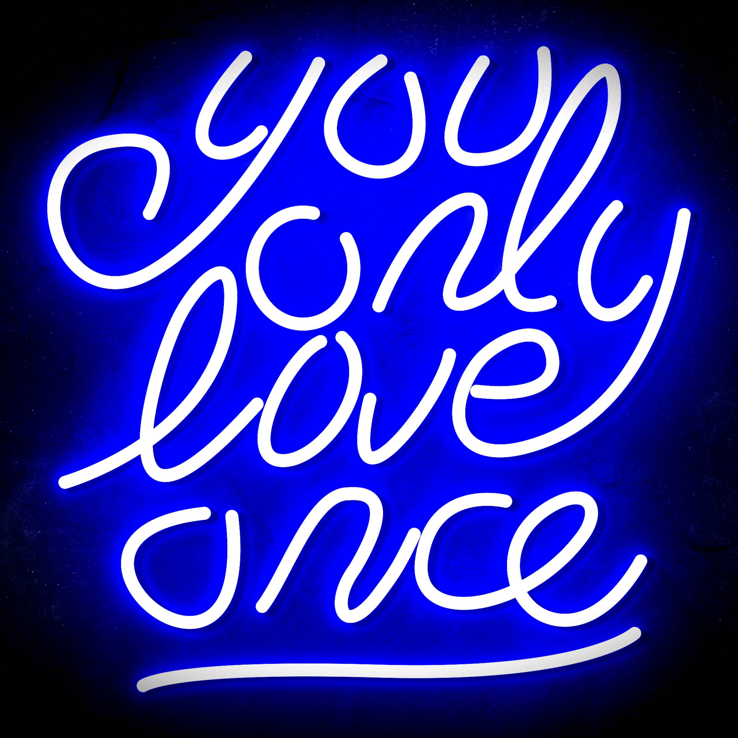 You only love once Flex Neon-like LED Sign