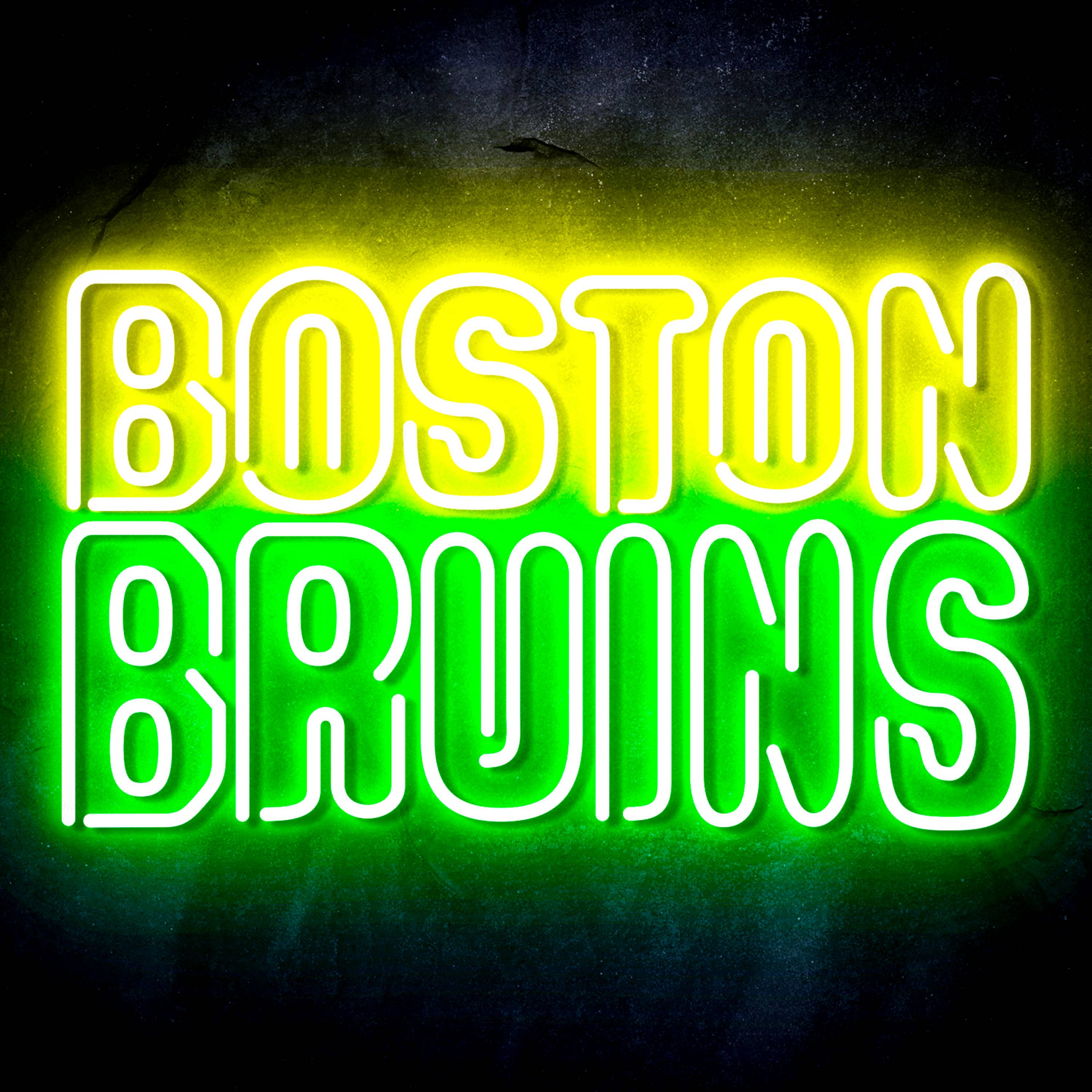 NHL Boston Bruins Flex Neon-like LED Sign