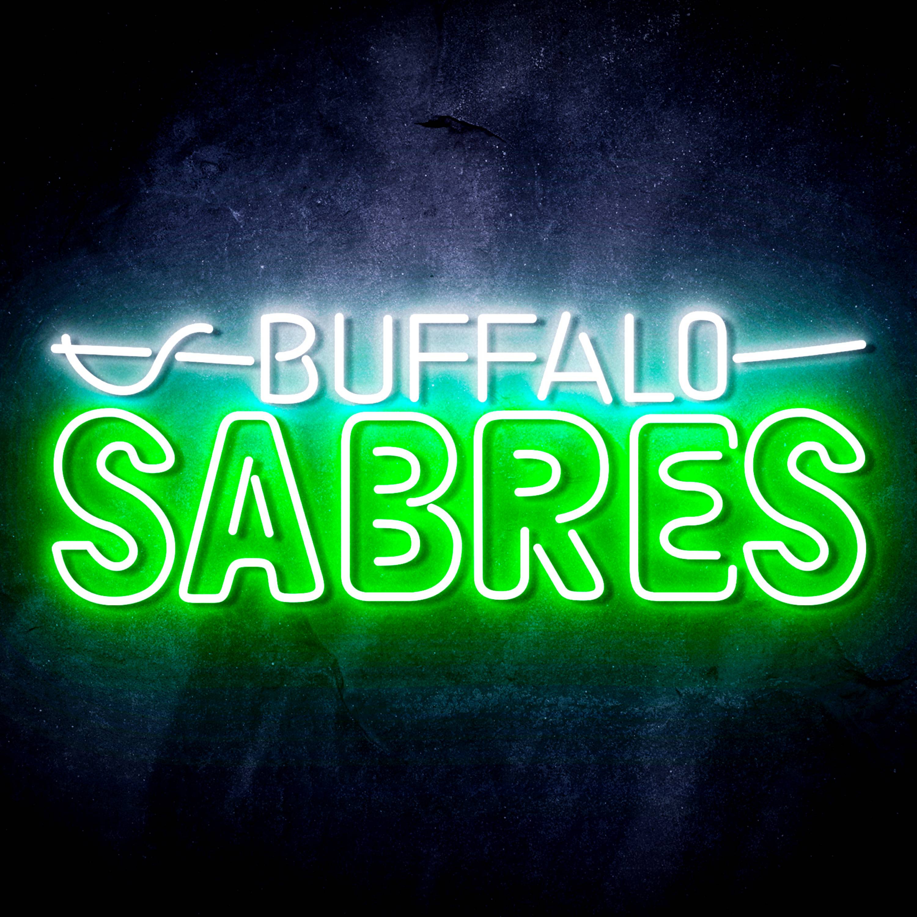 NHL Buffalo Sabres Flex Neon-like LED Sign