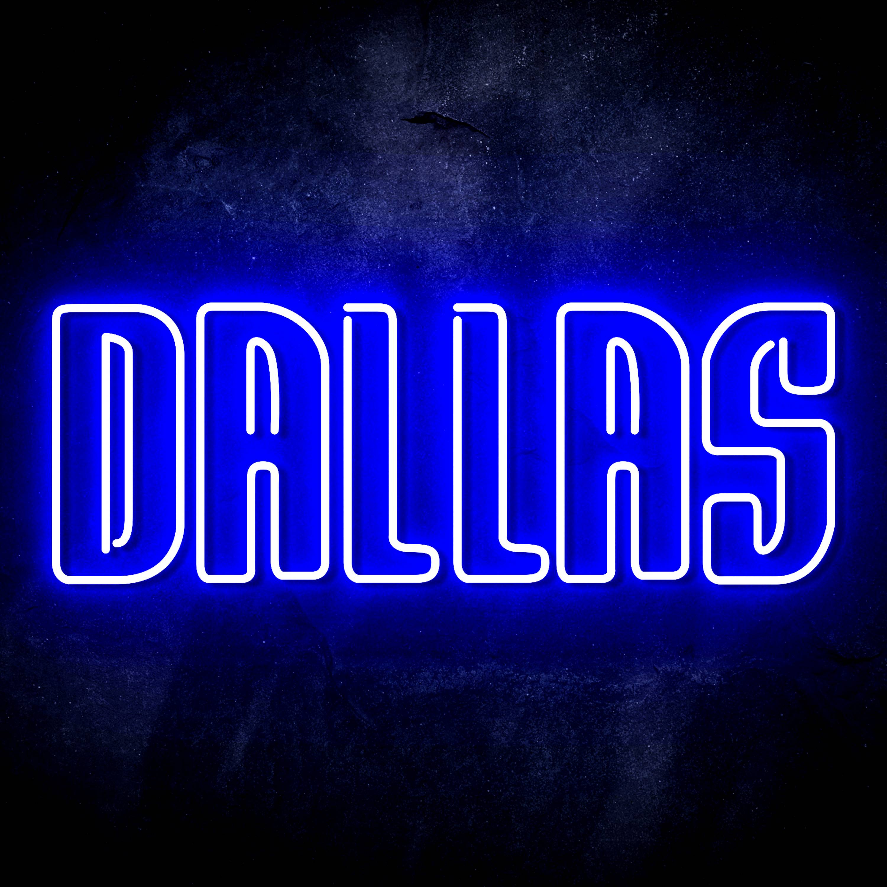 NHL Dallas Stars Flex Neon-like LED Sign