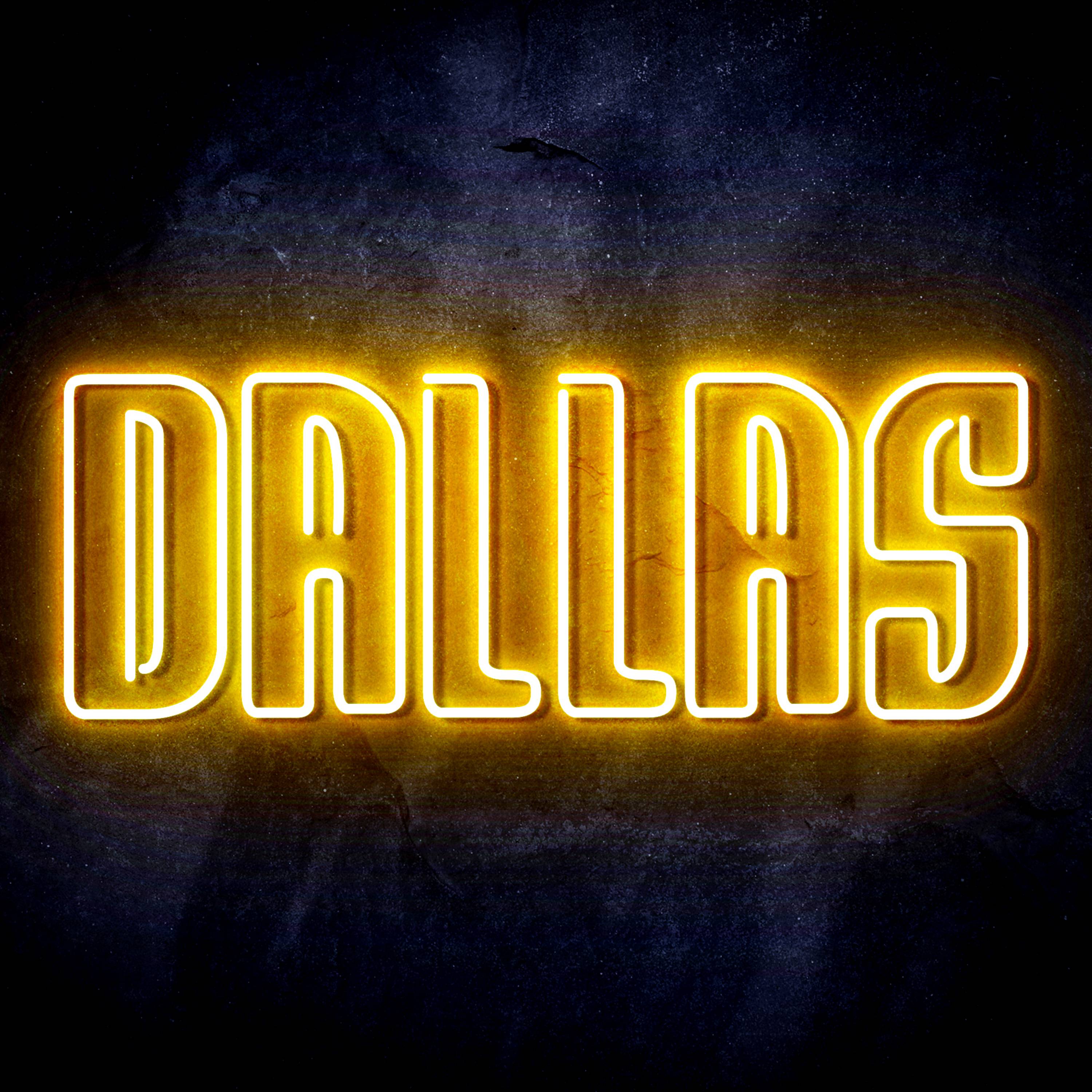 NHL Dallas Stars Flex Neon-like LED Sign