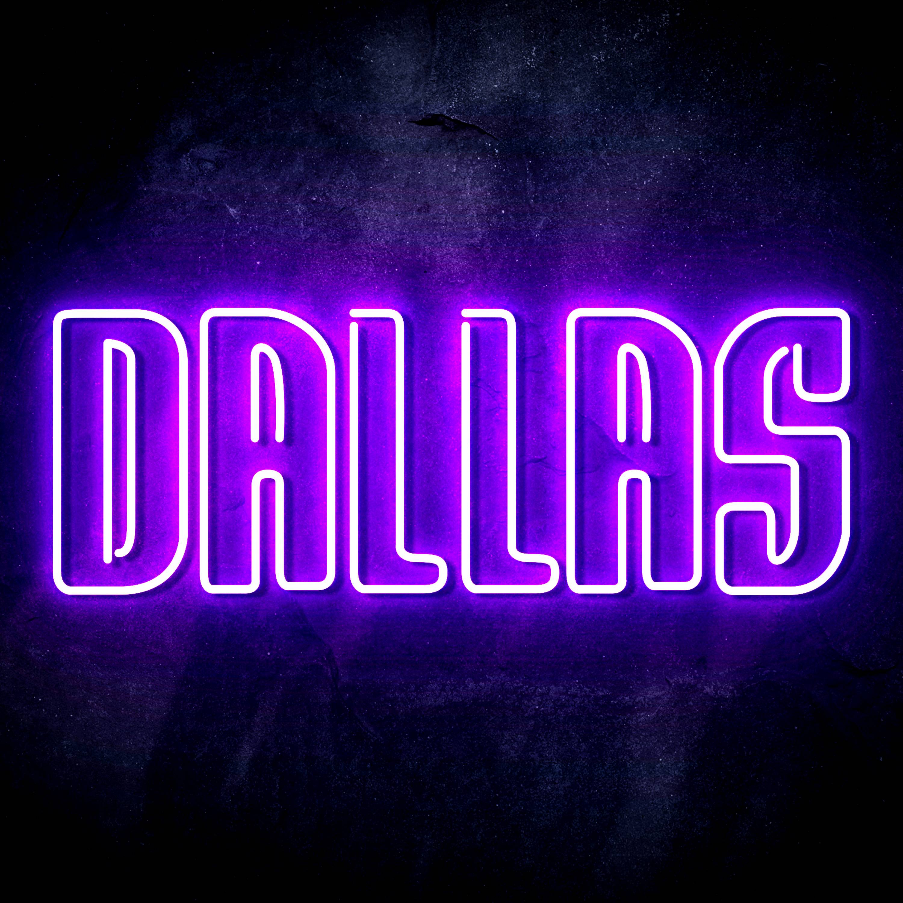 NHL Dallas Stars Flex Neon-like LED Sign